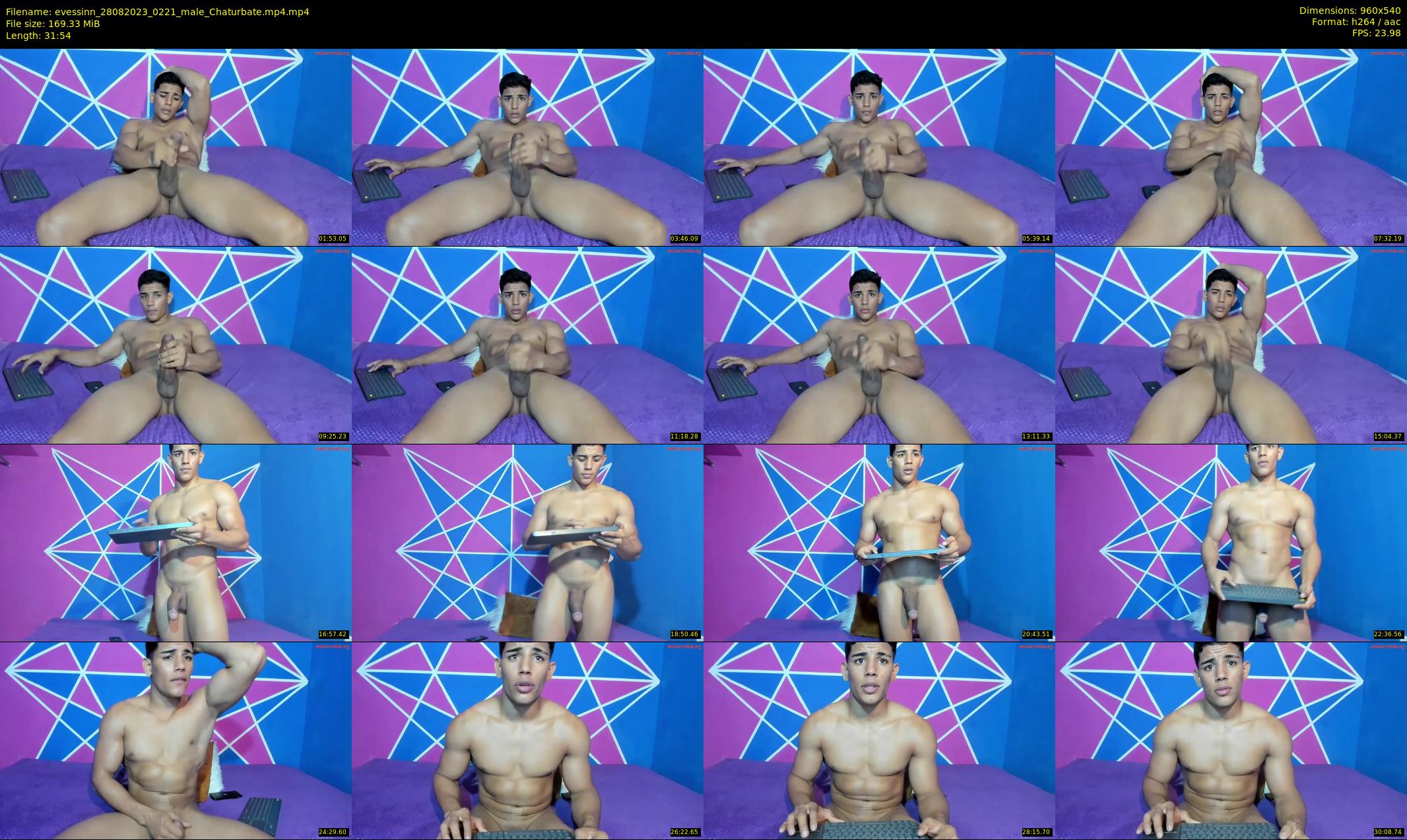 evessinn — 32 minute Chaturbate male cam show recording, 480p, Aug 28, 2023