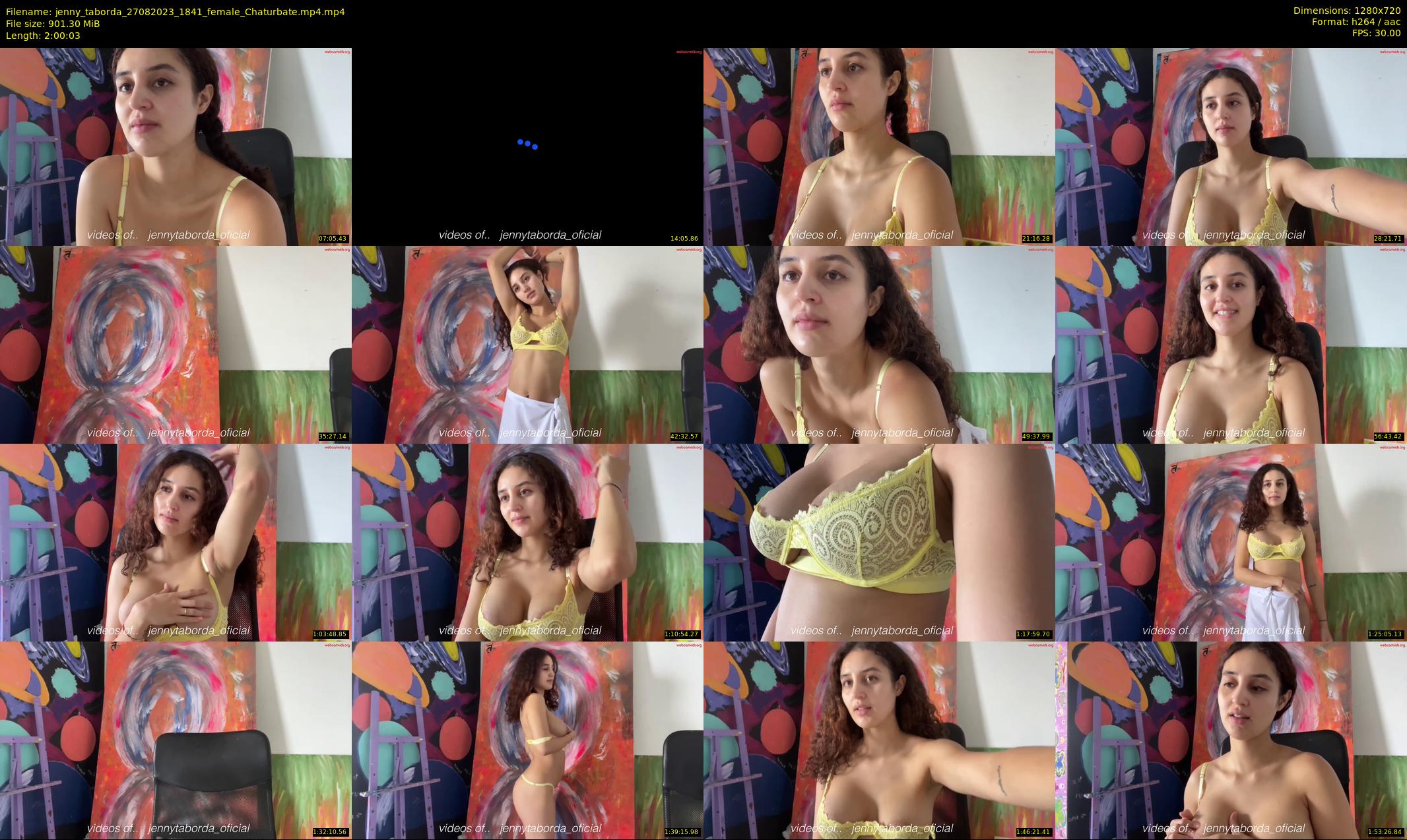 jenny_taborda — 121 minute Chaturbate female cam show recording, 720p, Aug 27, 2023