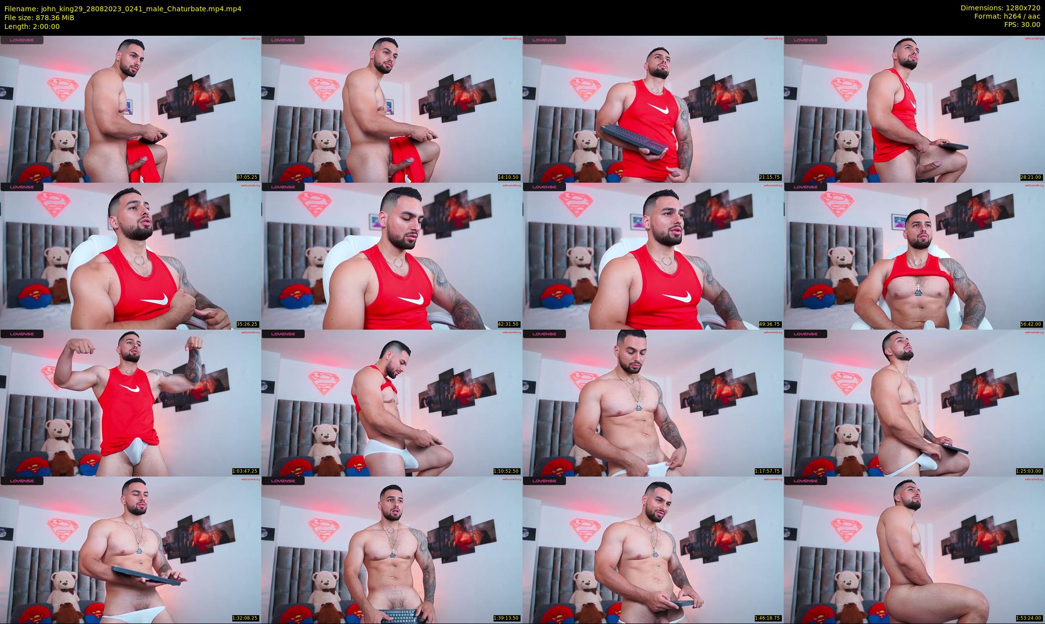 john_king29 — 120 minute Chaturbate male cam show recording, 720p, Aug 28, 2023