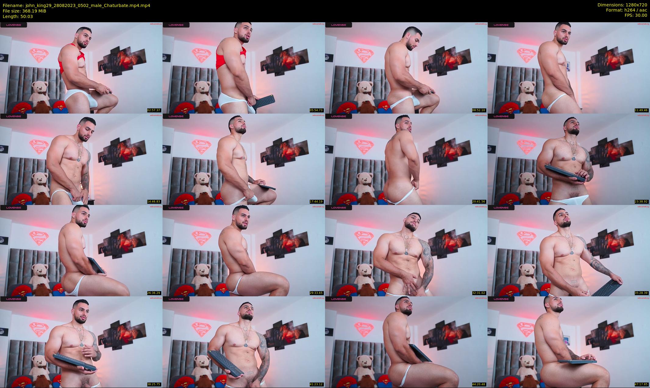 john_king29 — 51 minute Chaturbate male cam show recording, 720p, Aug 28, 2023
