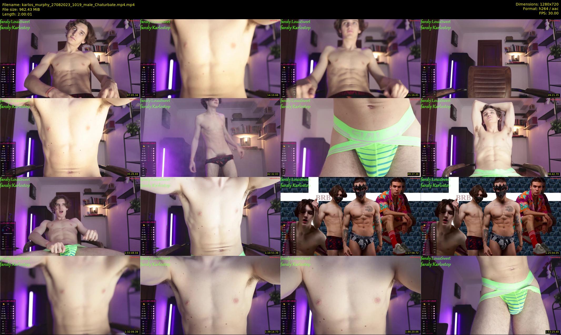 karlos_murphy — 121 minute Chaturbate male cam show recording, 720p, Aug 27, 2023