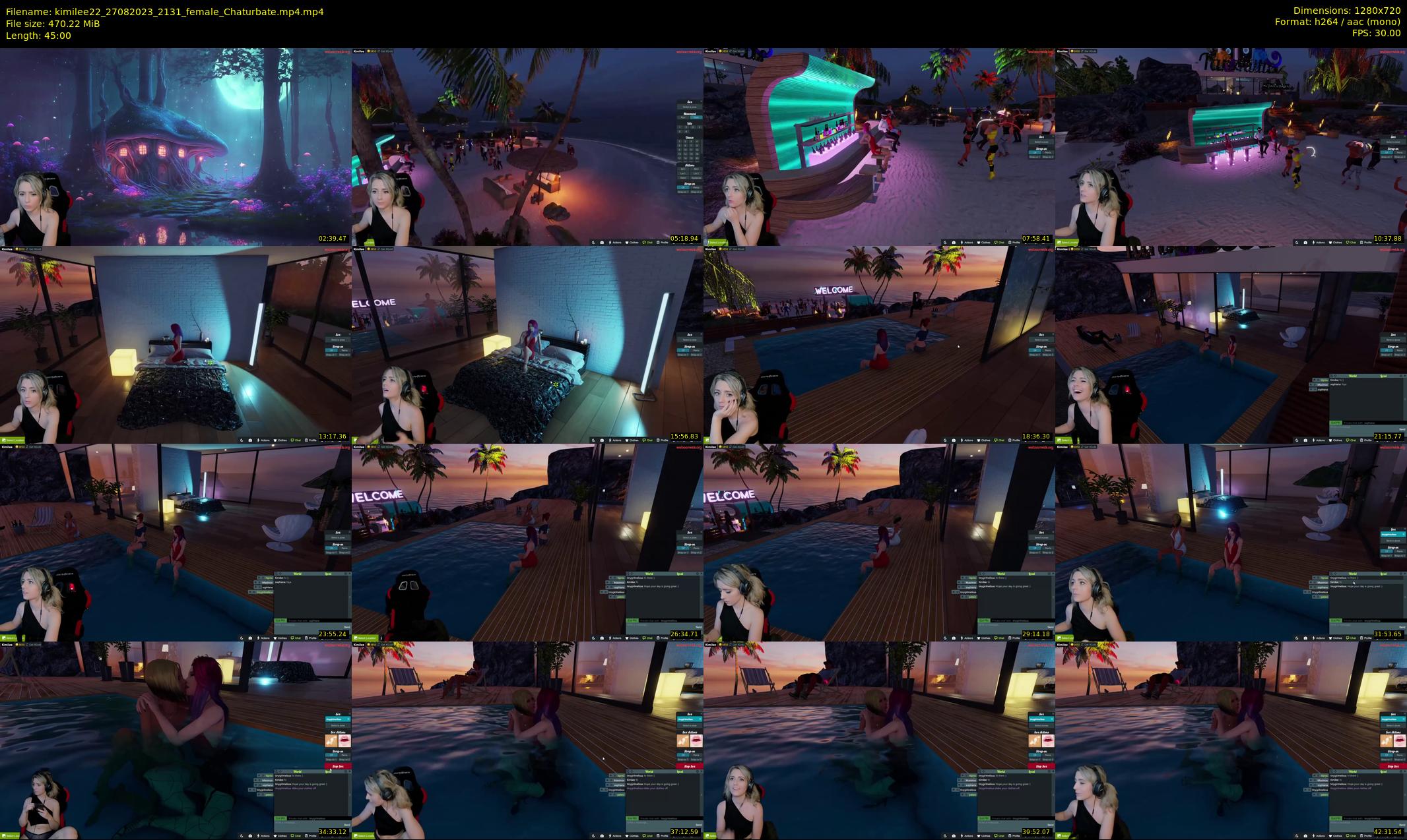kimilee22 — 45 minute Chaturbate female cam show recording, 720p, Aug 27, 2023