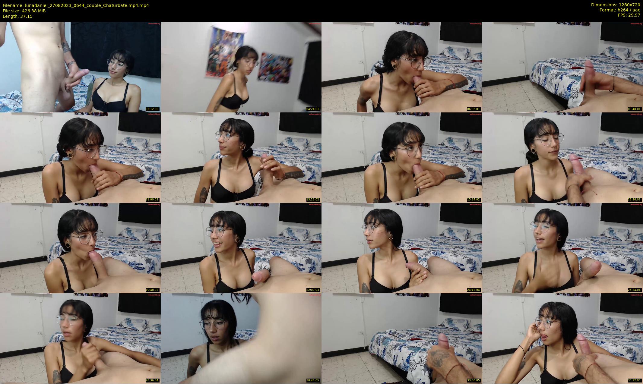 lunadaniel — 38 minute Chaturbate couple cam show recording, 720p, Aug 27, 2023