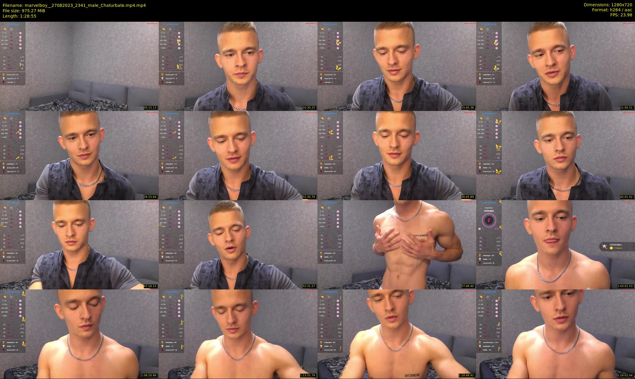 marvelboy_ — 89 minute Chaturbate male cam show recording, 720p, Aug 27, 2023