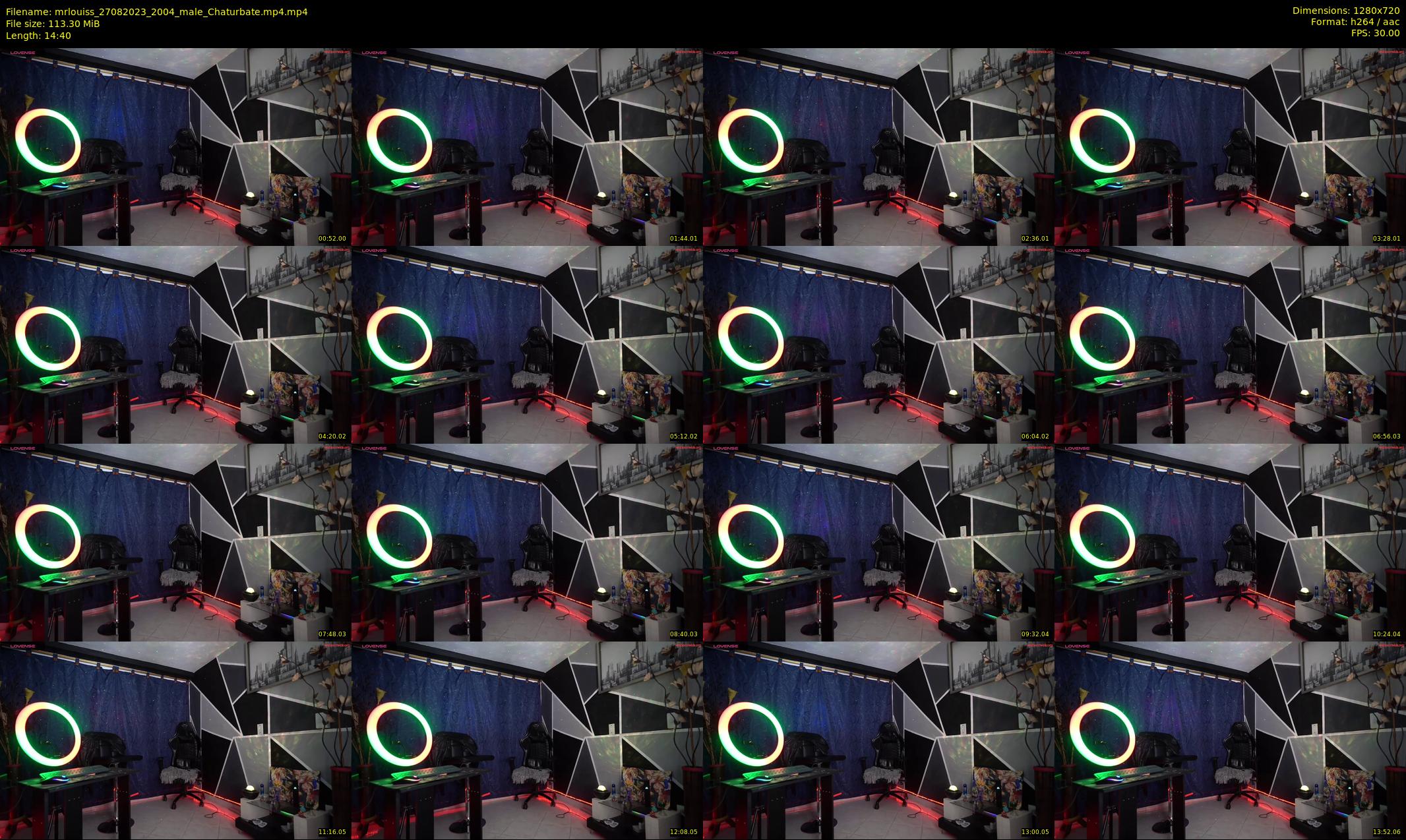 mrlouiss — 15 minute Chaturbate male cam show recording, 720p, Aug 27, 2023