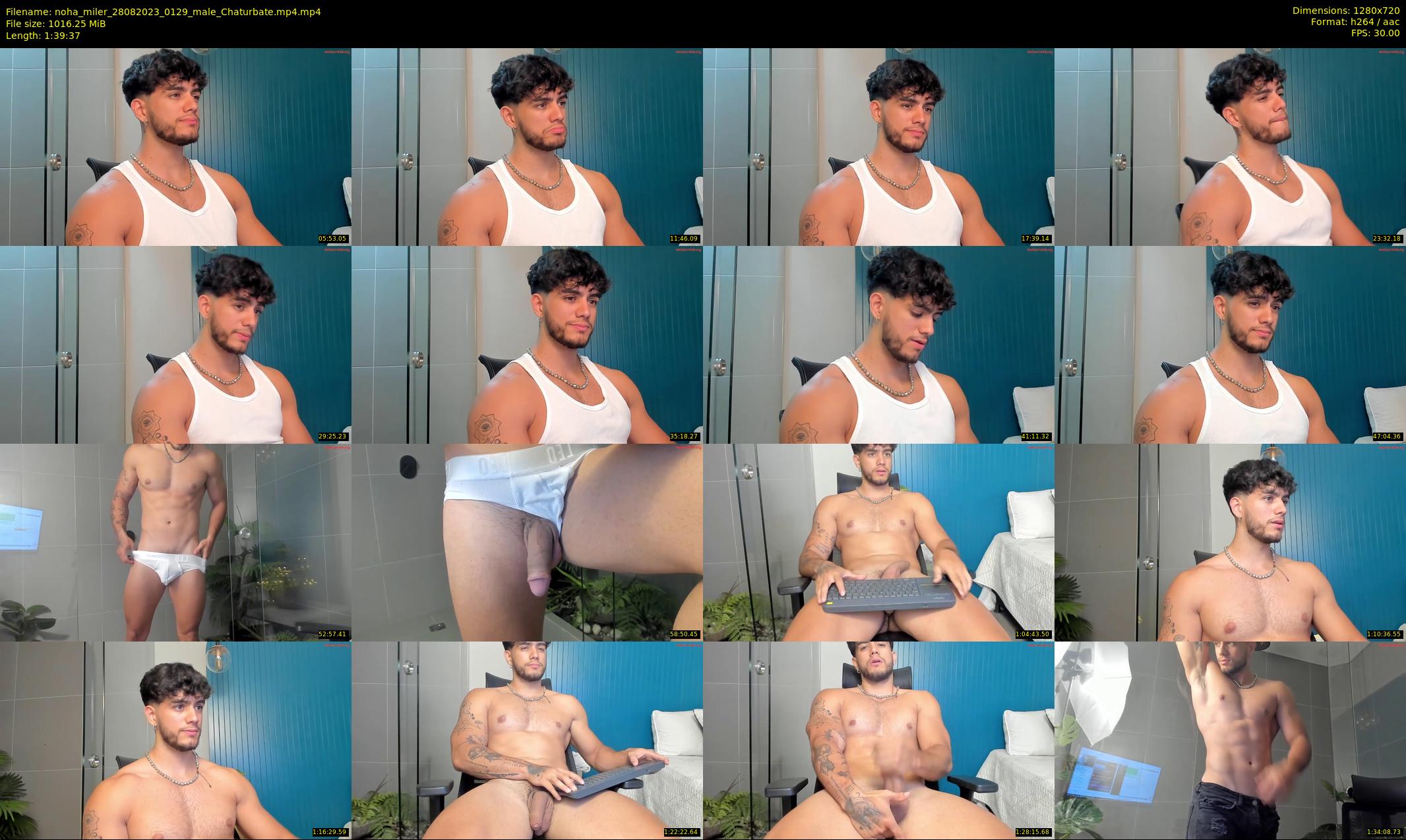 noha_miler — 100 minute Chaturbate male cam show recording, 720p, Aug 28, 2023