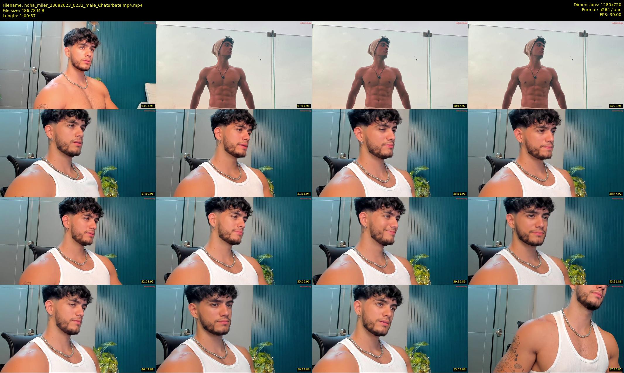 noha_miler — 61 minute Chaturbate male cam show recording, 720p, Aug 28, 2023