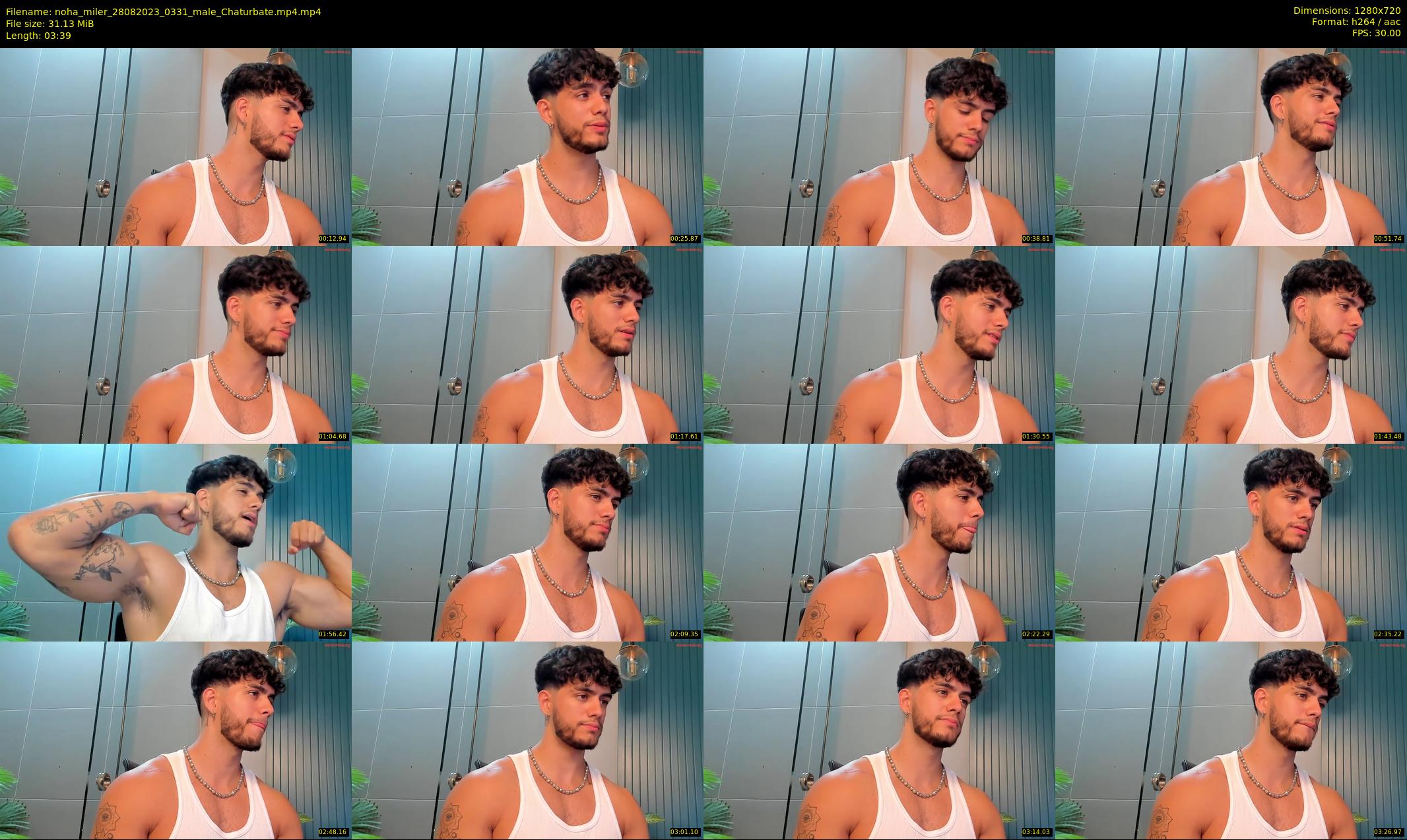 noha_miler — 4 minute Chaturbate male cam show recording, 720p, Aug 28, 2023