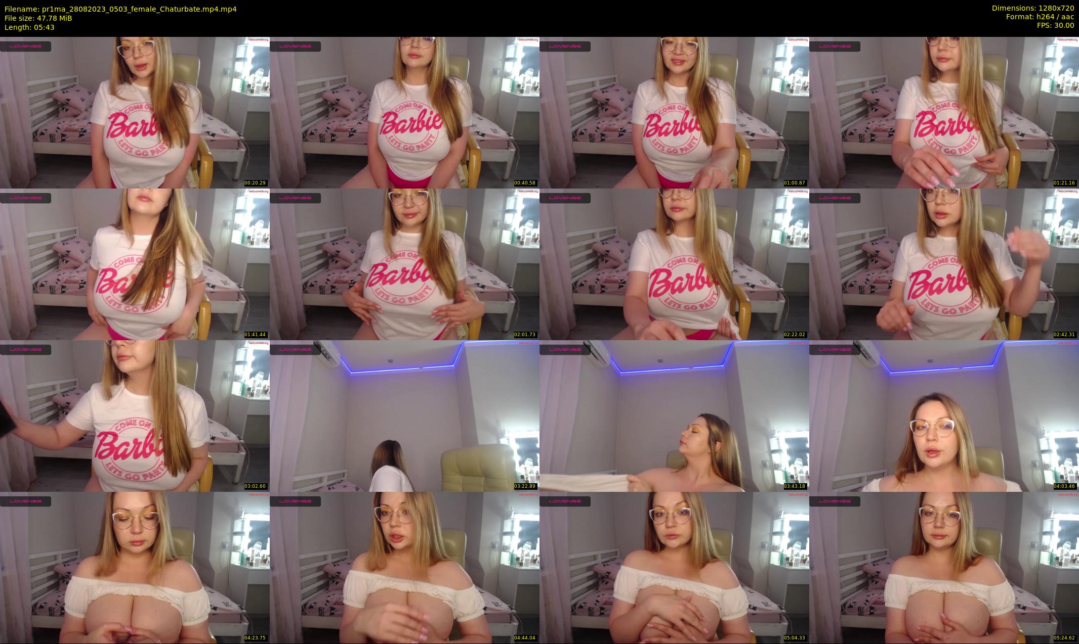 pr1ma — 6 minute Chaturbate female cam show recording, 720p, Aug 28, 2023
