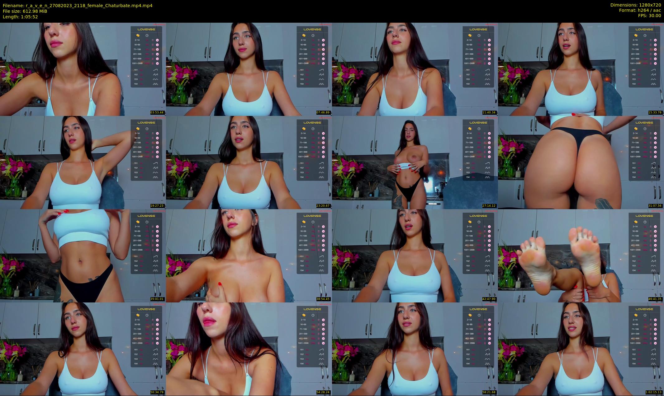 r_a_v_e_n — 66 minute Chaturbate female cam show recording, 720p, Aug 27, 2023