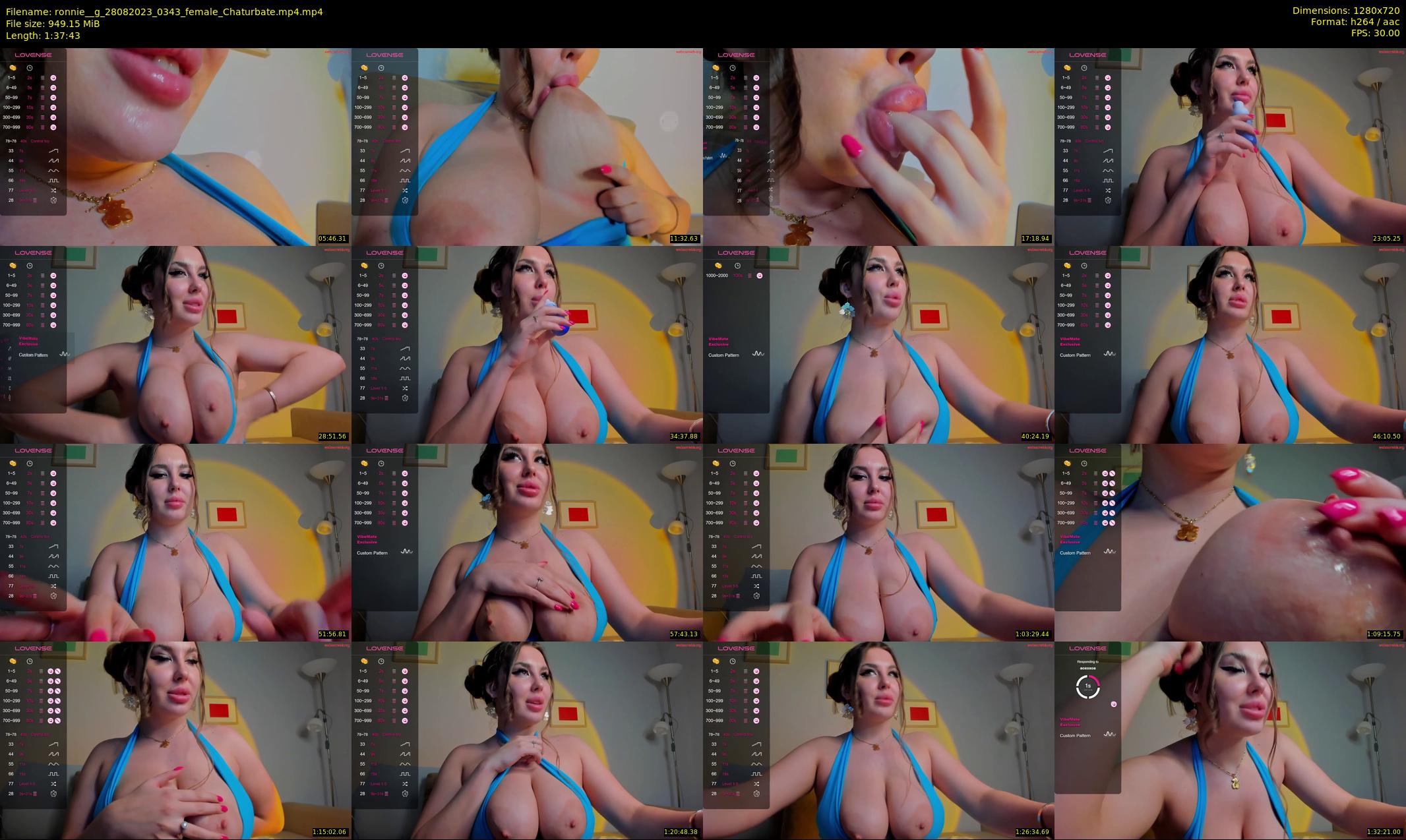 ronnie__g — 98 minute Chaturbate female cam show recording, 720p, Aug 28, 2023