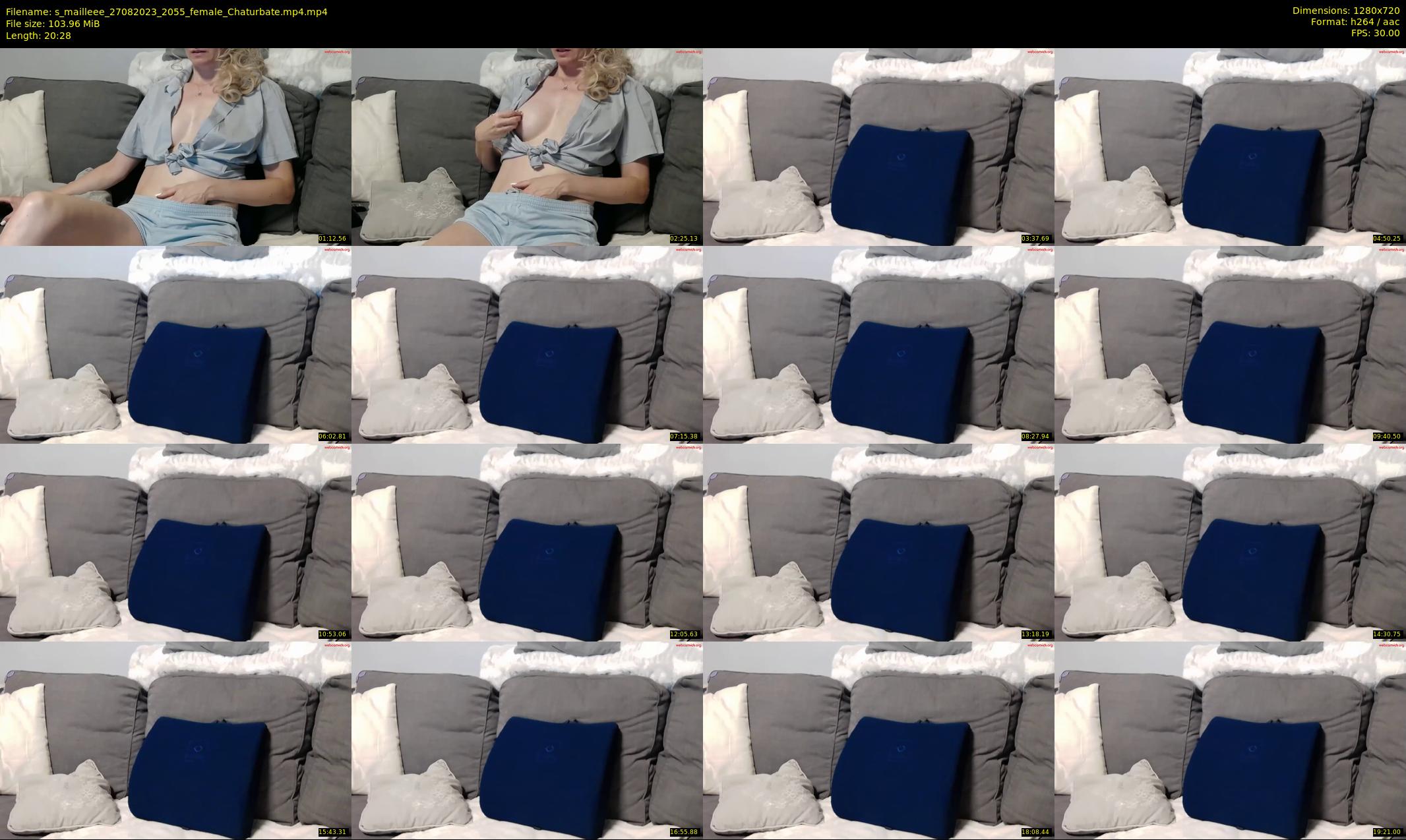 s_mailleee — 21 minute Chaturbate female cam show recording, 720p, Aug 27, 2023