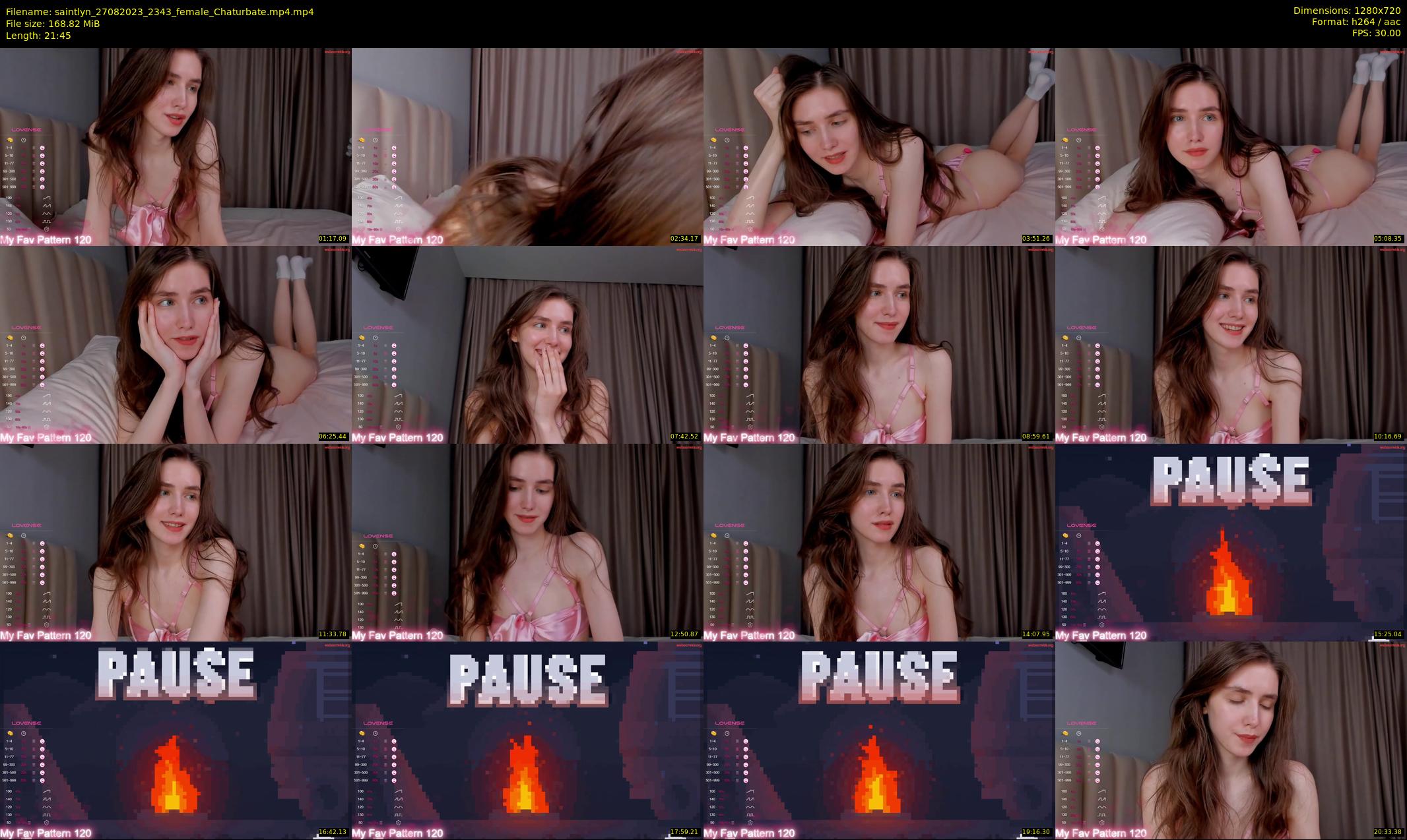 saintlyn — 22 minute Chaturbate female cam show recording, 720p, Aug 27, 2023
