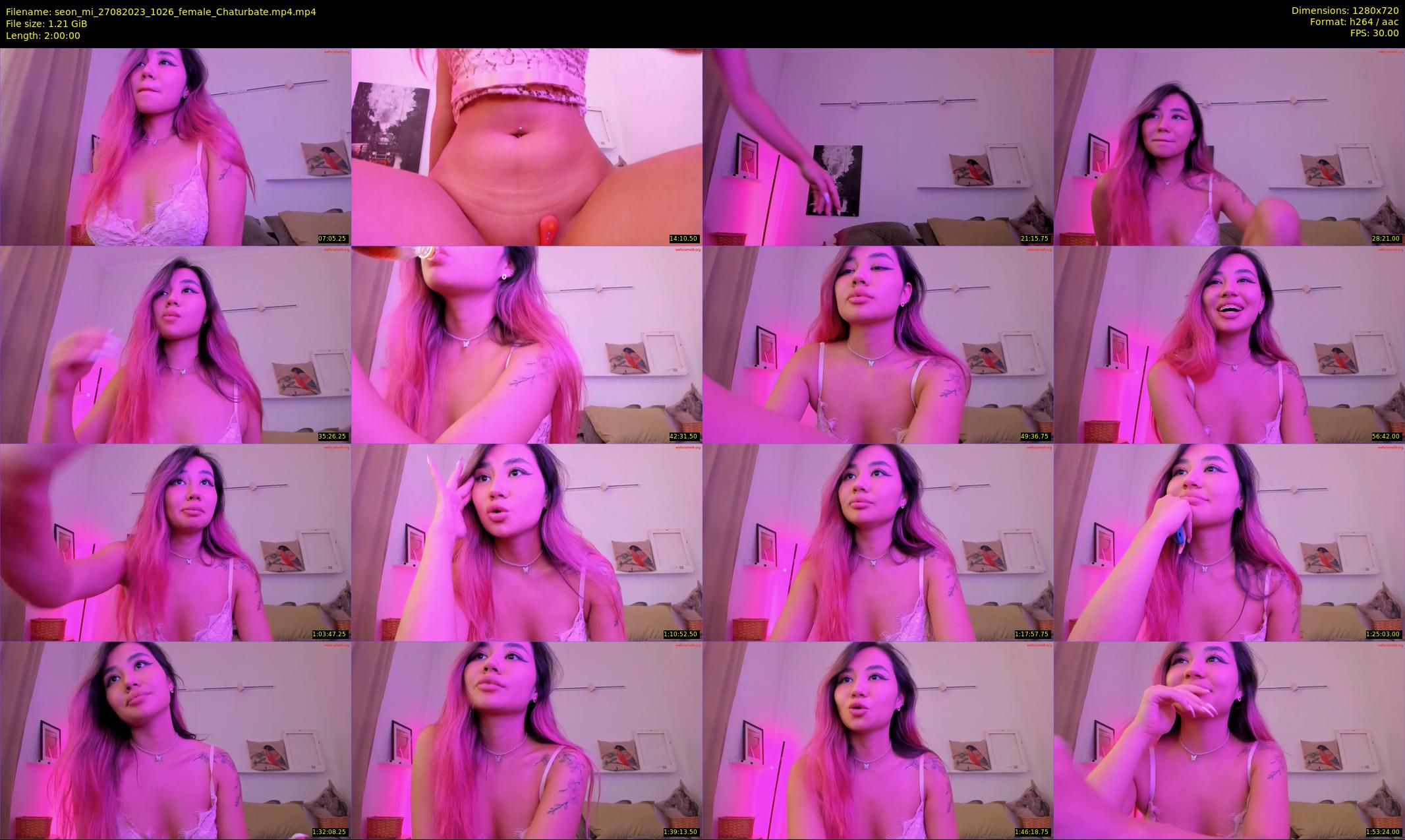seon_mi — 120 minute Chaturbate female cam show recording, 720p, Aug 27, 2023