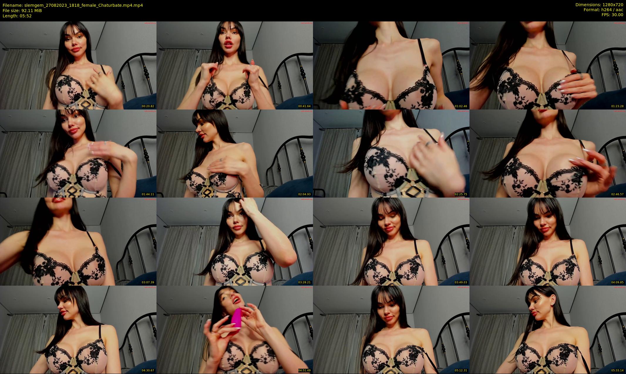 slemgem — 6 minute Chaturbate couple cam show recording, 720p, Aug 27, 2023