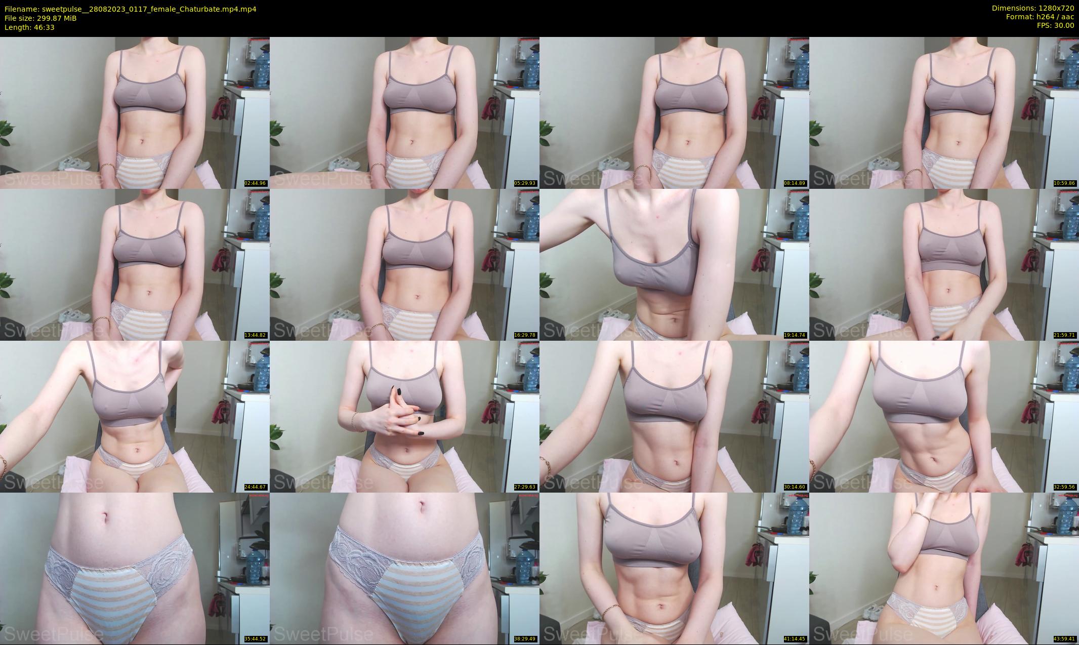 sweetpulse_ — 47 minute Chaturbate female cam show recording, 720p, Aug 28, 2023