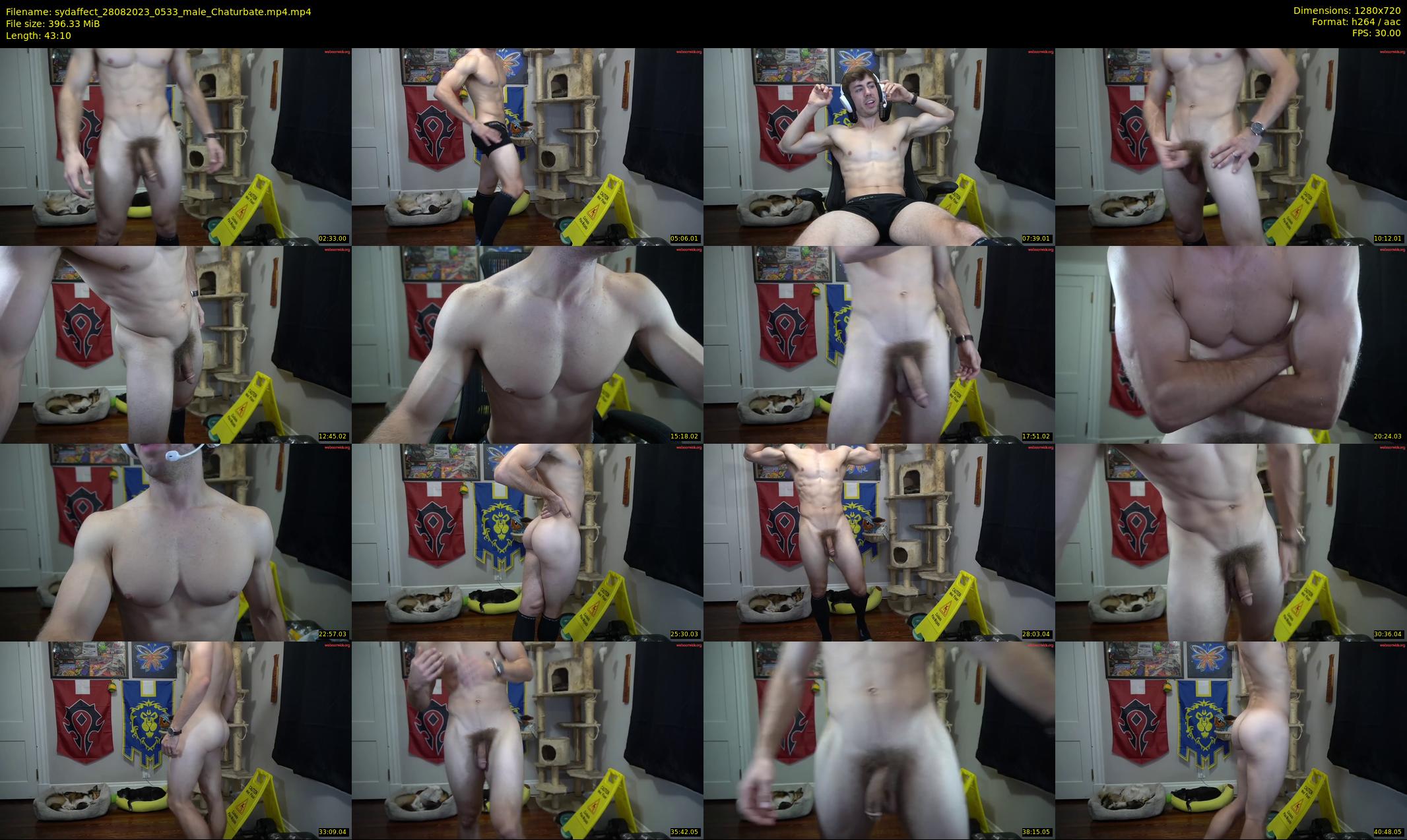 sydaffect — 44 minute Chaturbate male cam show recording, 720p, Aug 28, 2023