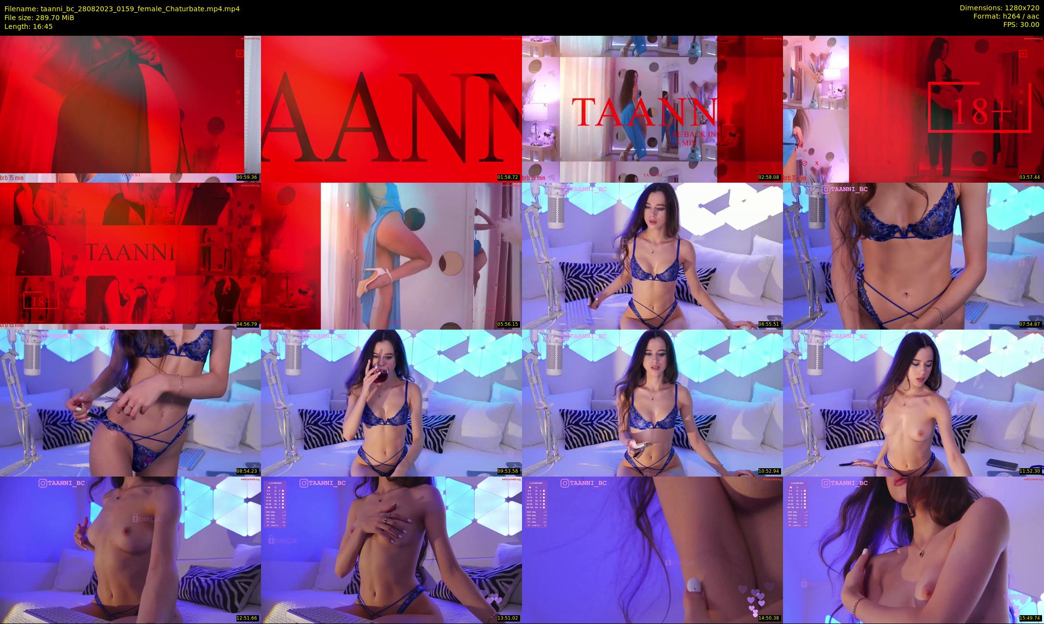 taanni_bc — 17 minute Chaturbate female cam show recording, 720p, Aug 28, 2023