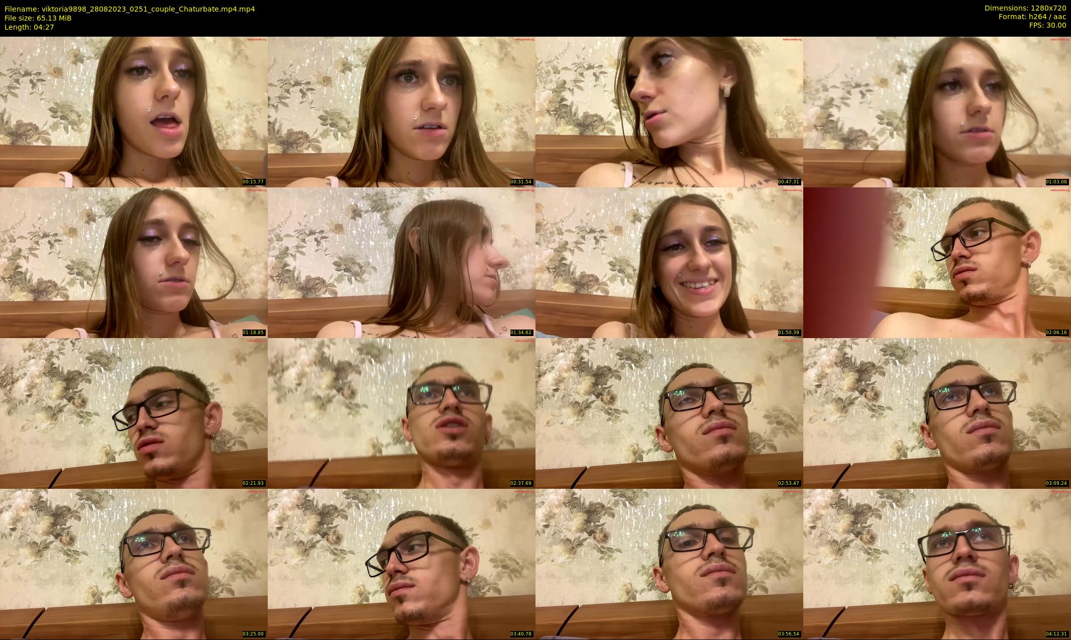 viktoria9898 — 5 minute Chaturbate couple cam show recording, 720p, Aug 28, 2023