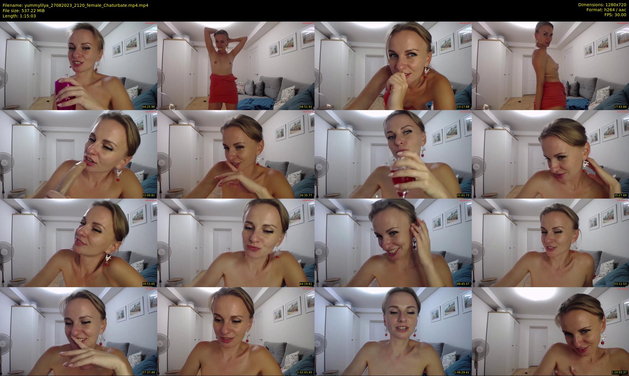 yummylilya — 76 minute Chaturbate female cam show recording, 720p, Aug 27, 2023