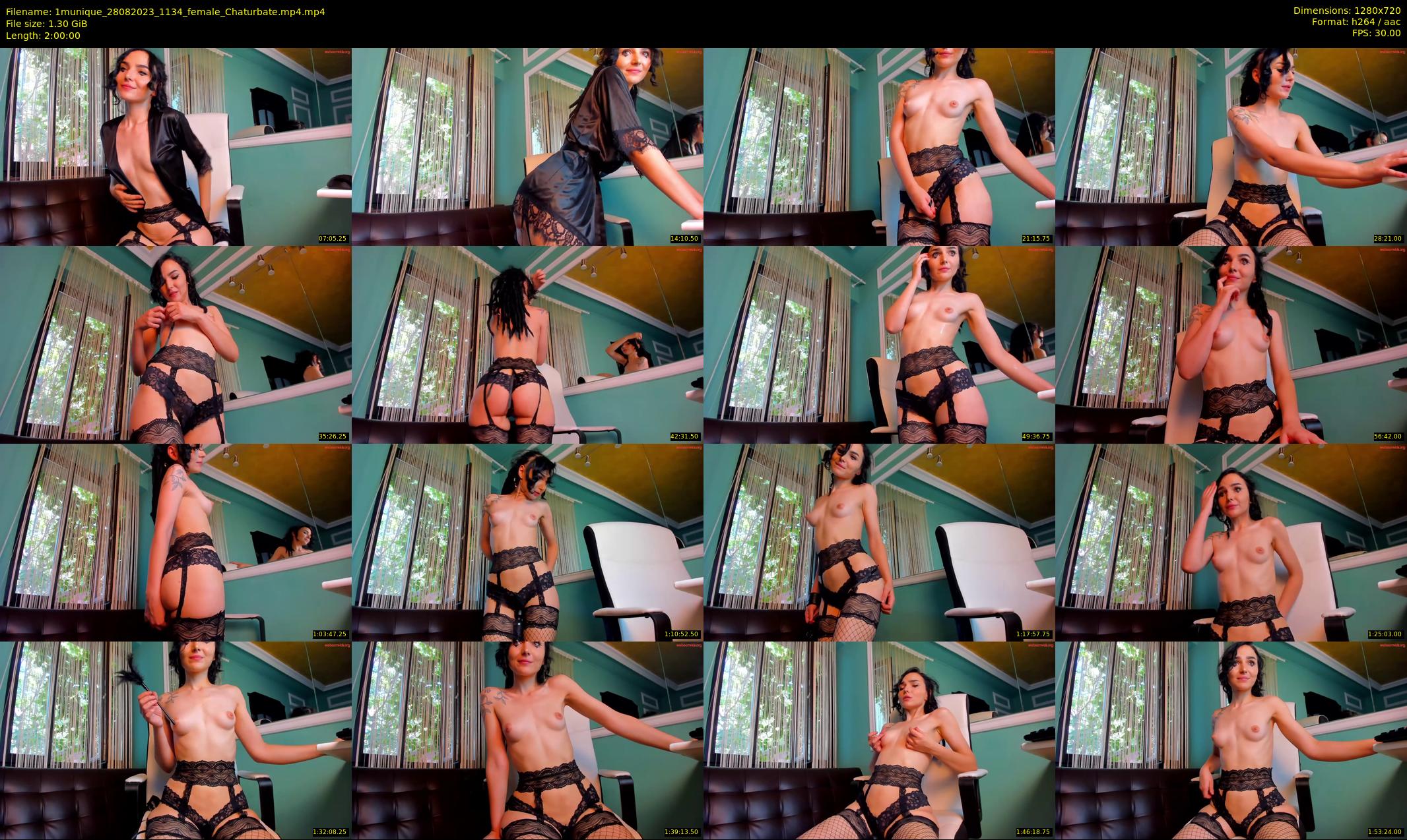 1munique — 120 minute Chaturbate female cam show recording, 720p, Aug 28, 2023