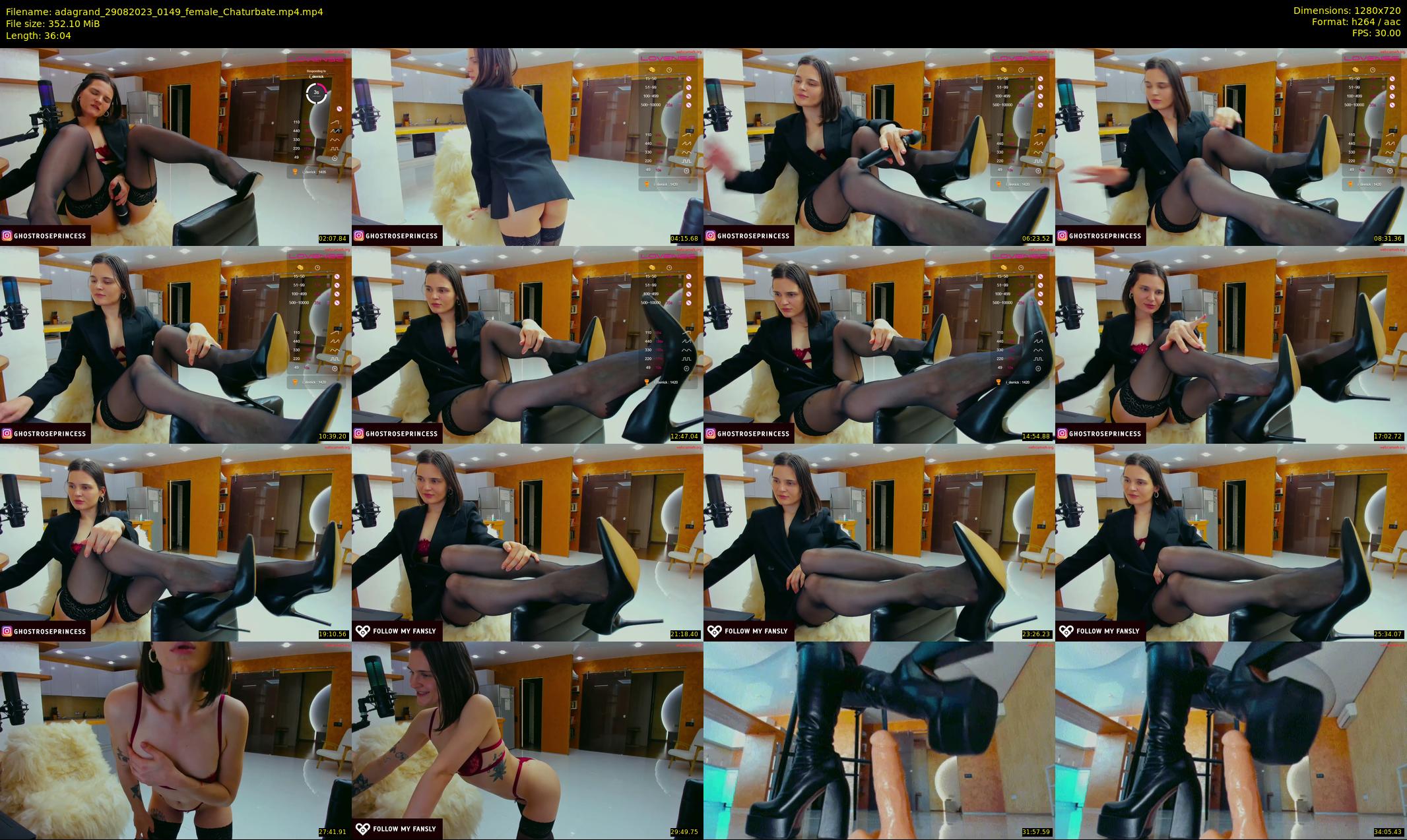 adagrand — 37 minute Chaturbate female cam show recording, 720p, Aug 29, 2023
