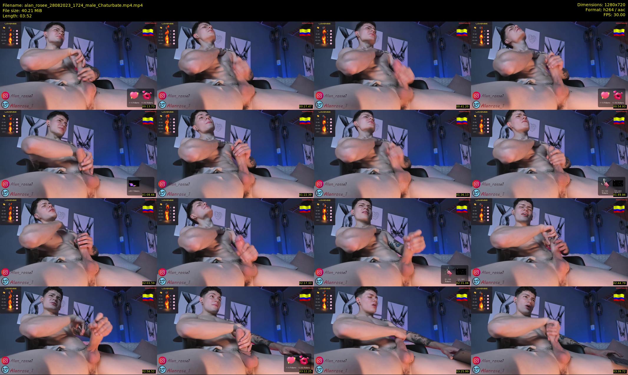 alan_rosee — 4 minute Chaturbate male cam show recording, 720p, Aug 28, 2023