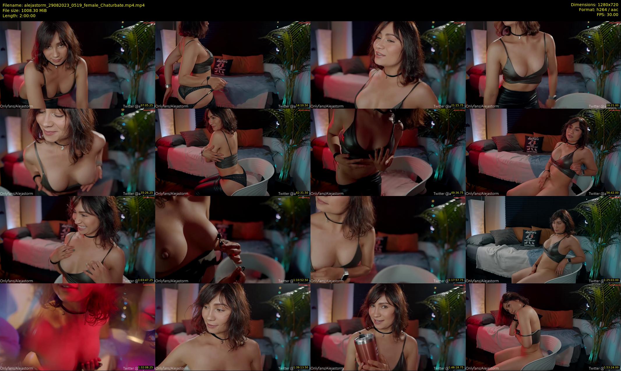 alejastorm — 120 minute Chaturbate female cam show recording, 720p, Aug 29, 2023
