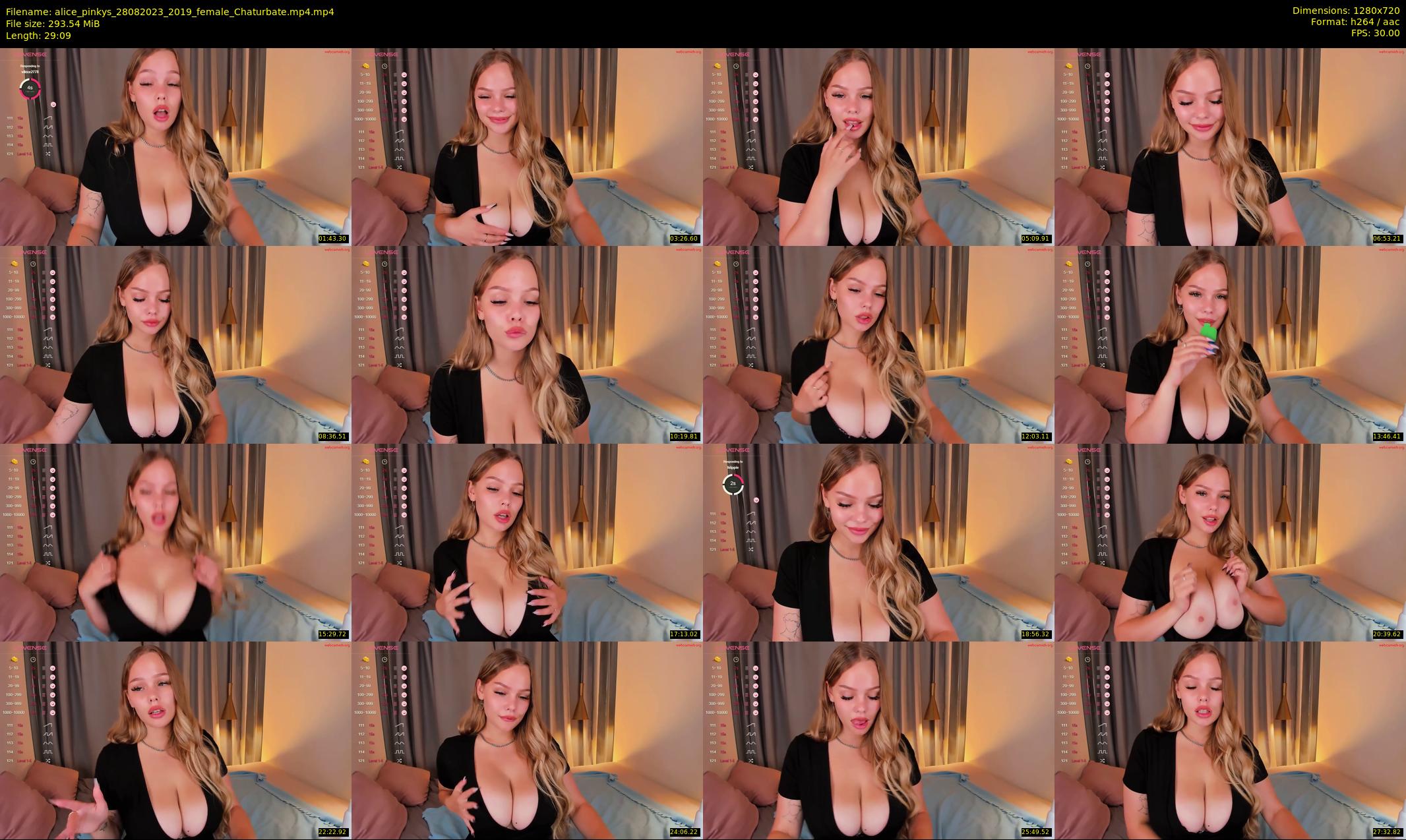 alice_pinkys — 30 minute Chaturbate female cam show recording, 720p, Aug 28, 2023