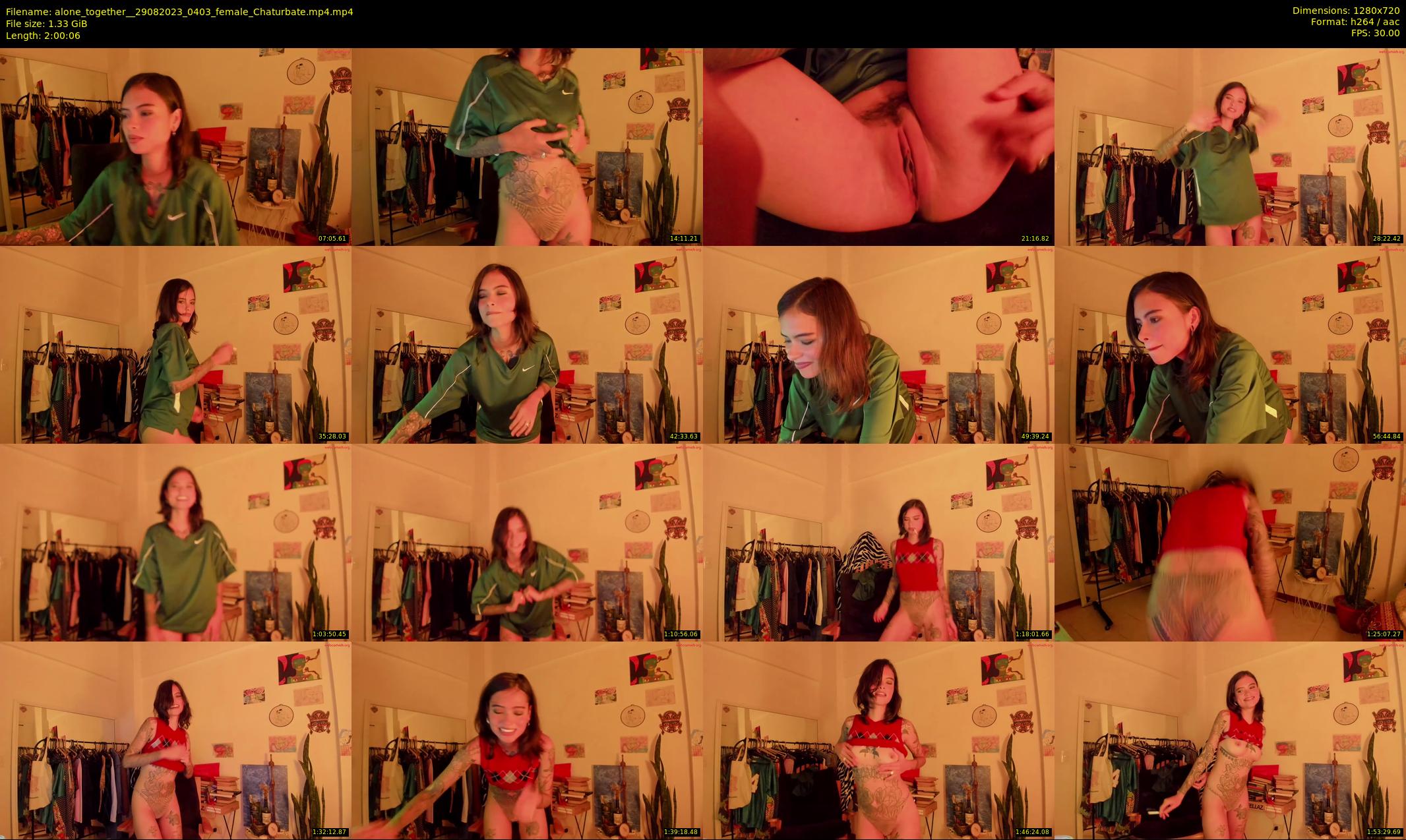 alone_together_ — 121 minute Chaturbate female cam show recording, 720p, Aug 29, 2023