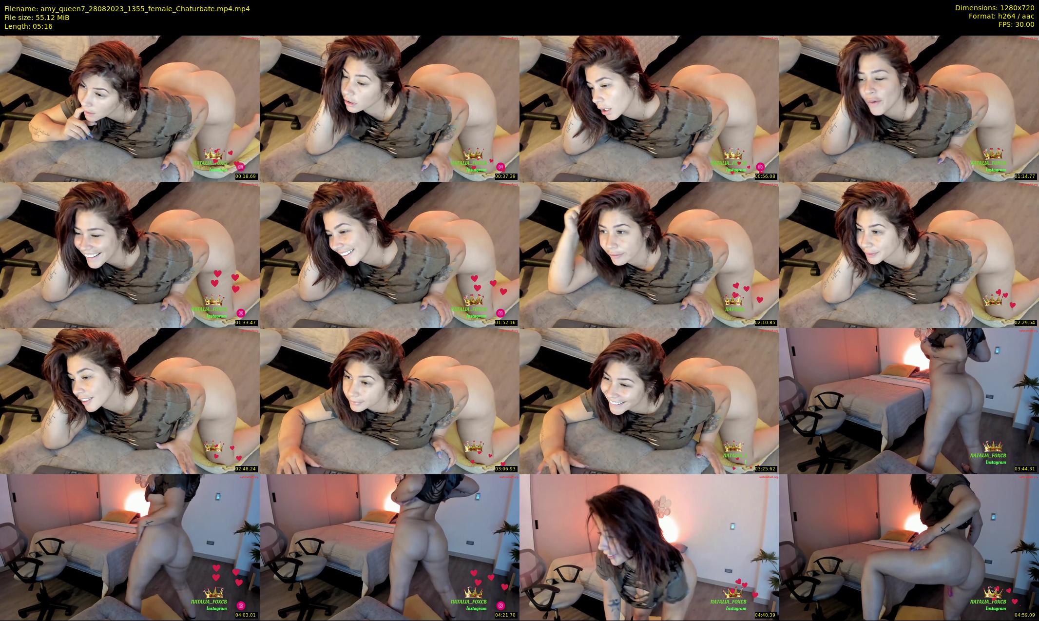 amy_queen7 — 6 minute Chaturbate female cam show recording, 720p, Aug 28, 2023