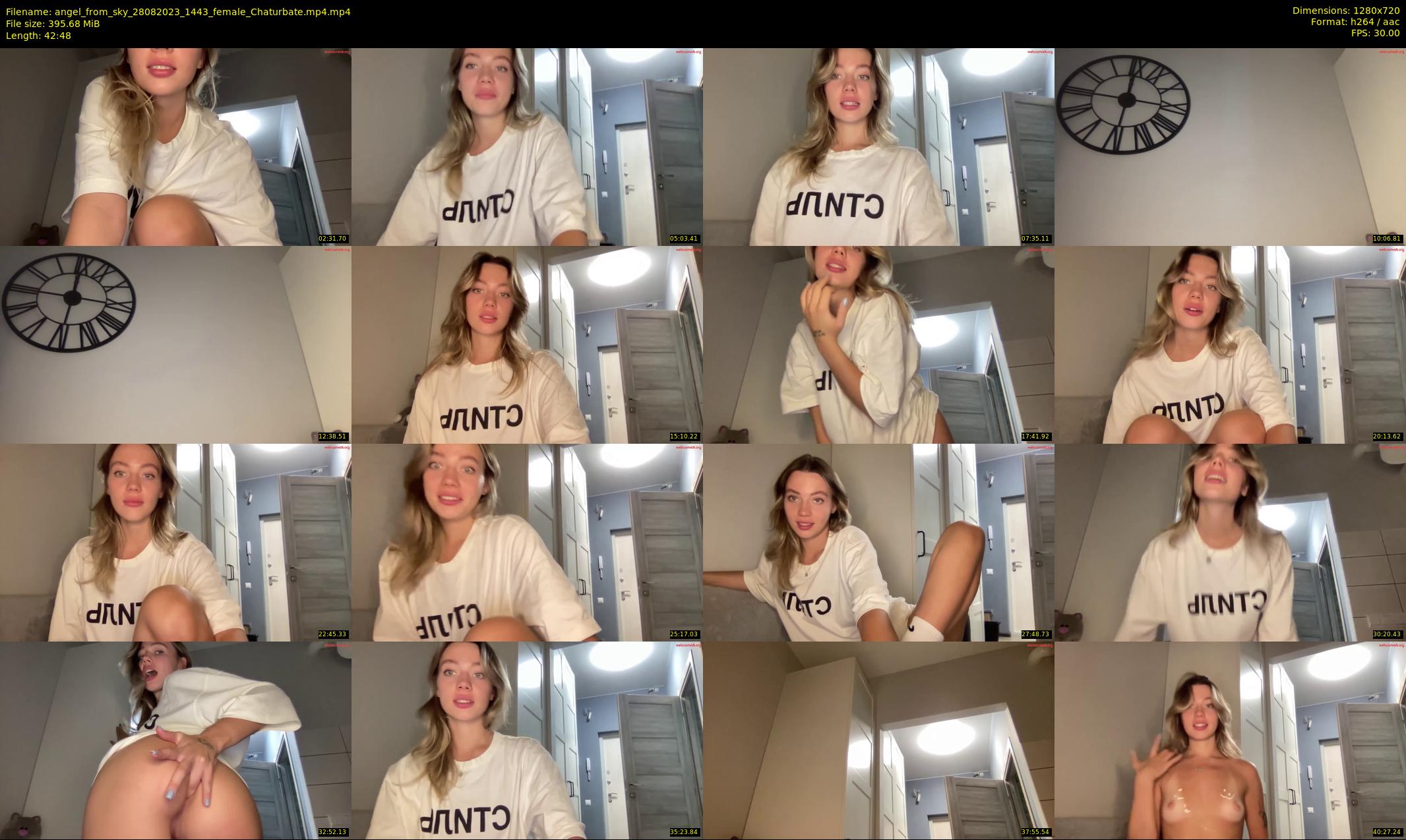 angel_from_sky — 43 minute Chaturbate female cam show recording, 720p, Aug 28, 2023