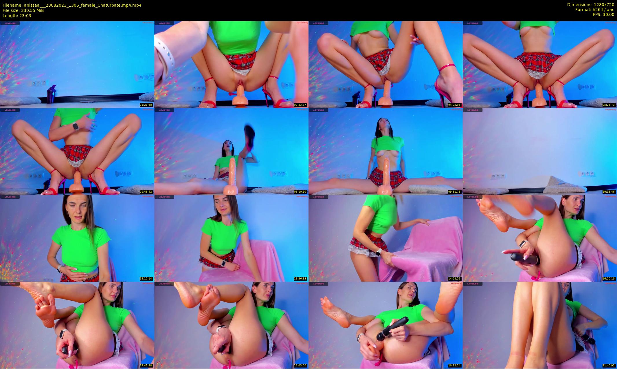 anissaa__ — 24 minute Chaturbate female cam show recording, 720p, Aug 28, 2023