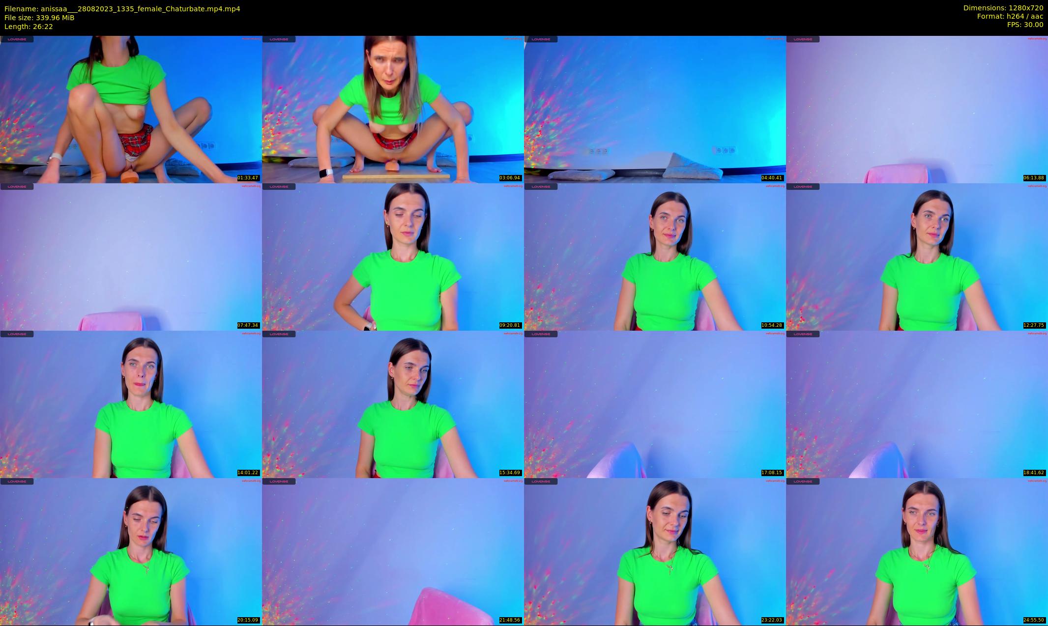 anissaa__ — 27 minute Chaturbate female cam show recording, 720p, Aug 28, 2023