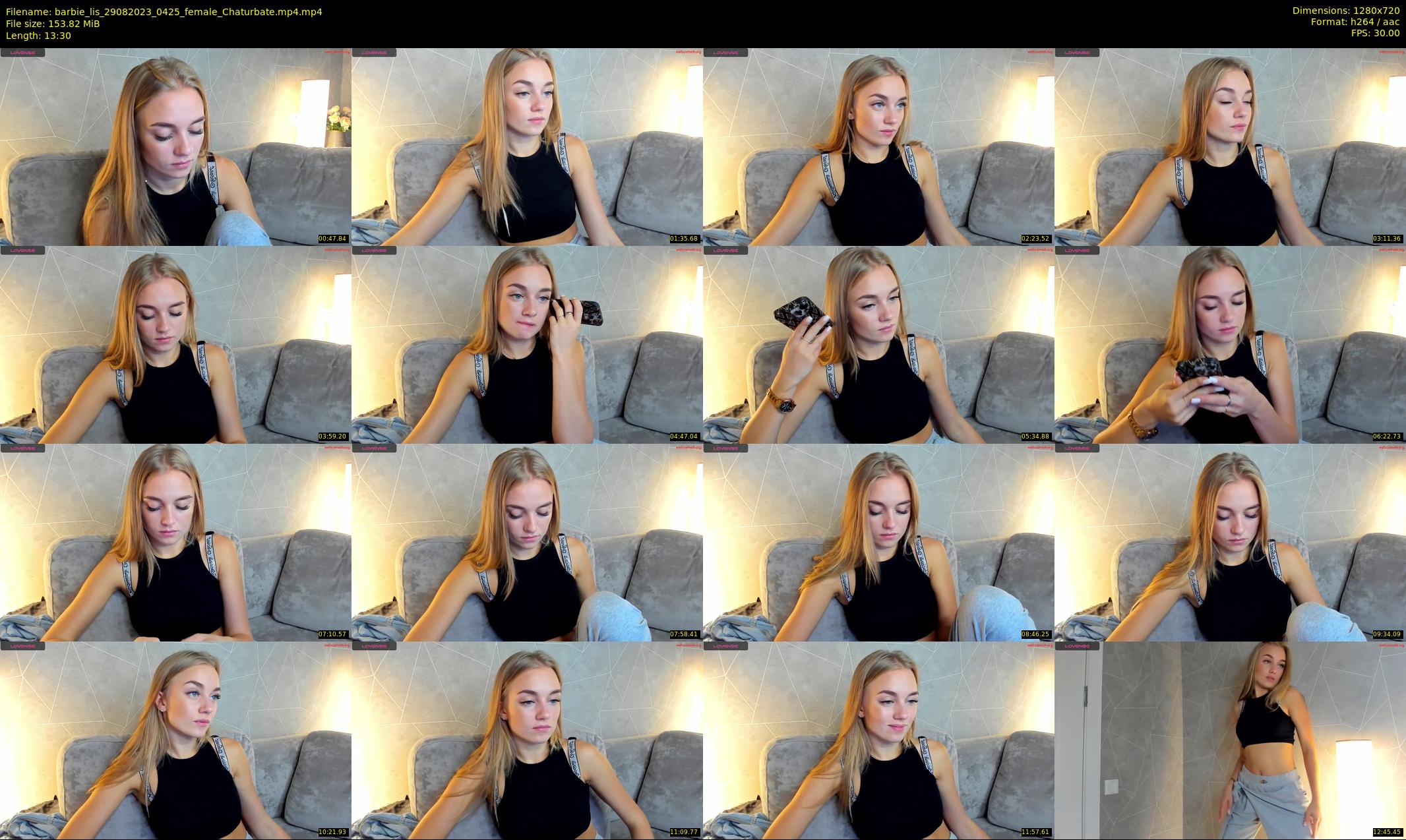 barbie_lis — 14 minute Chaturbate female cam show recording, 720p, Aug 29, 2023