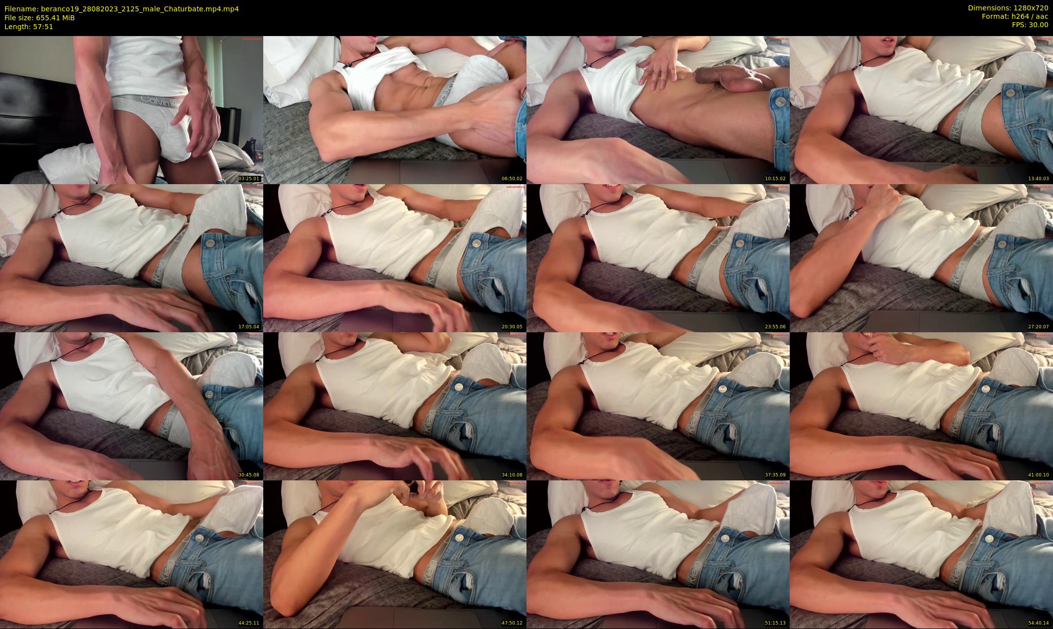 beranco19 — 58 minute Chaturbate male cam show recording, 720p, Aug 28, 2023