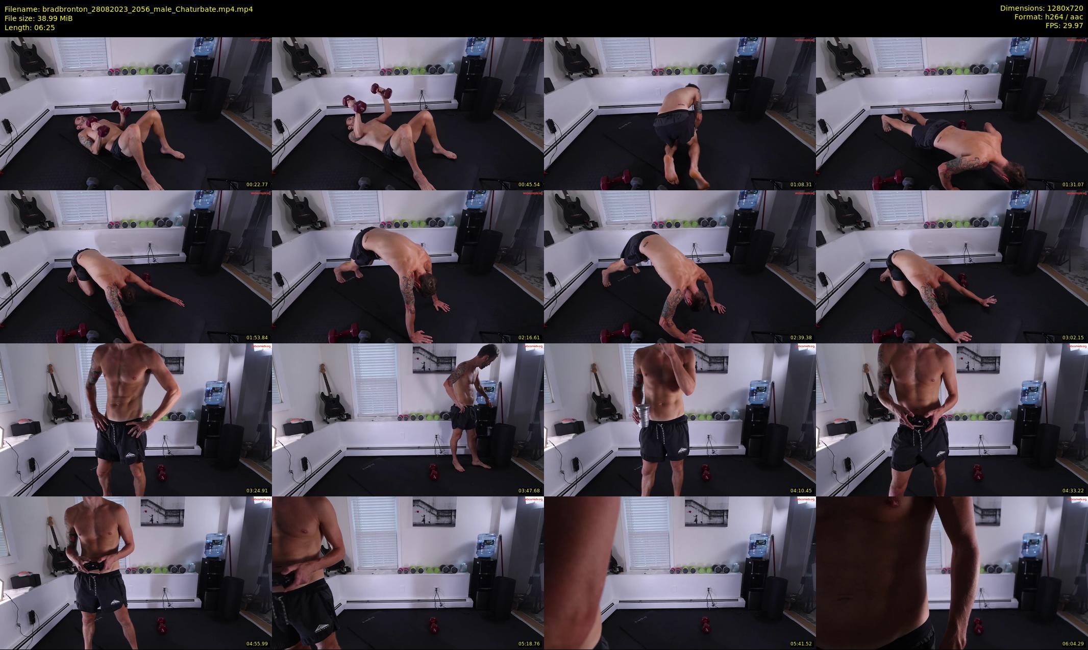 bradbronton — 7 minute Chaturbate male cam show recording, 720p, Aug 28, 2023
