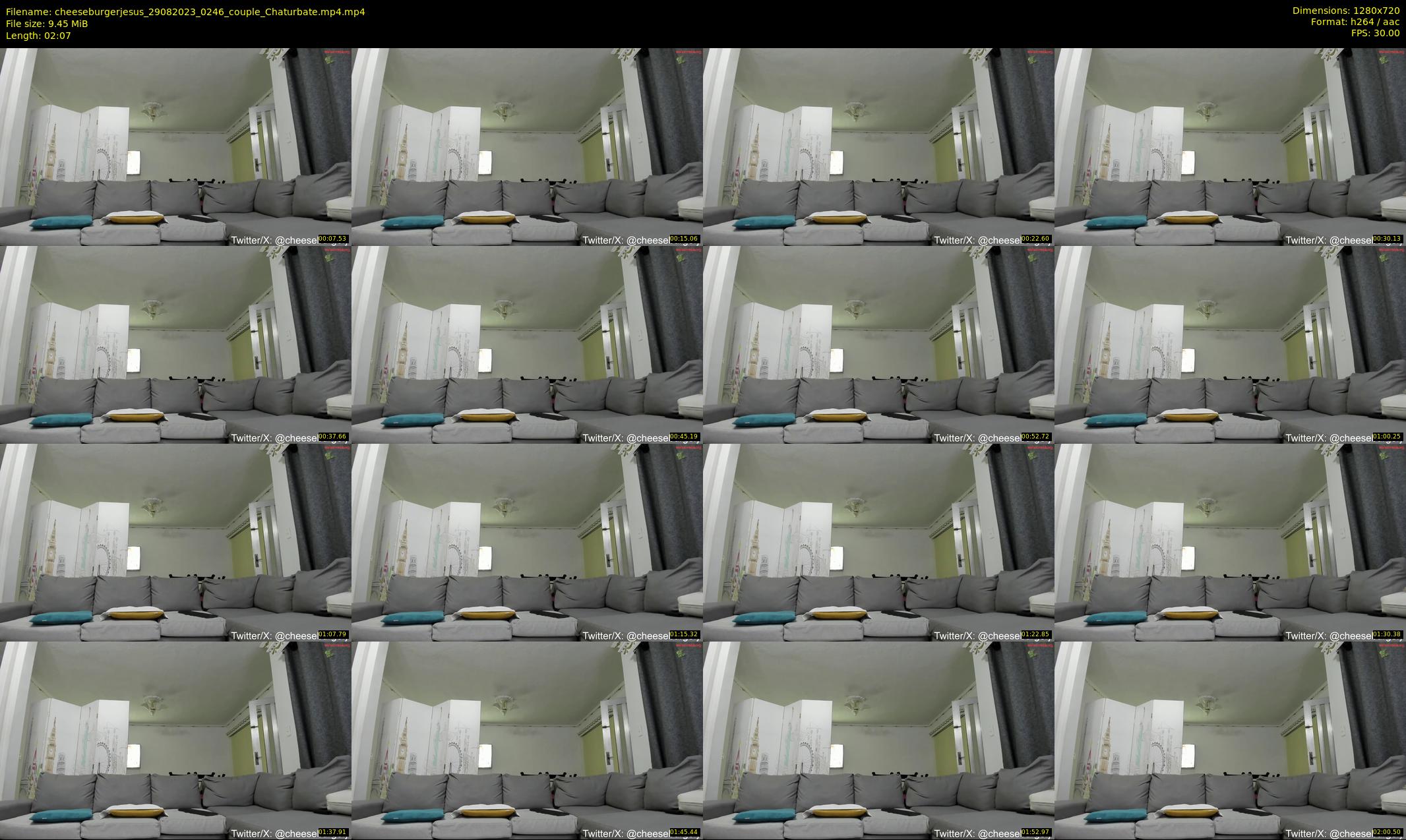 cheeseburgerjesus — 3 minute Chaturbate couple cam show recording, 720p, Aug 29, 2023