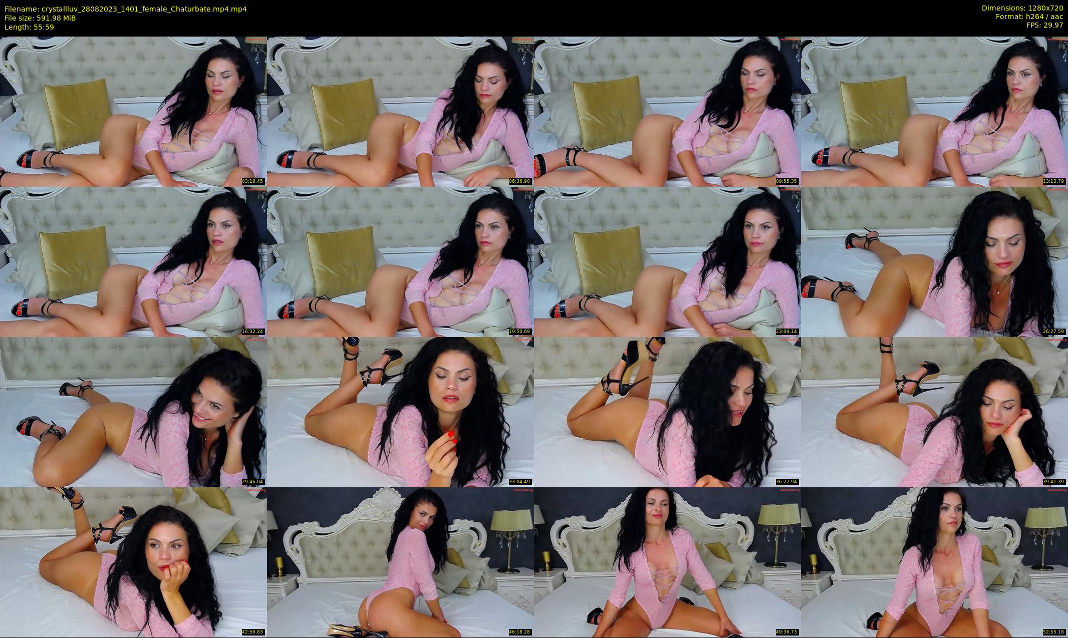 crystallluv — 56 minute Chaturbate female cam show recording, 720p, Aug 28, 2023