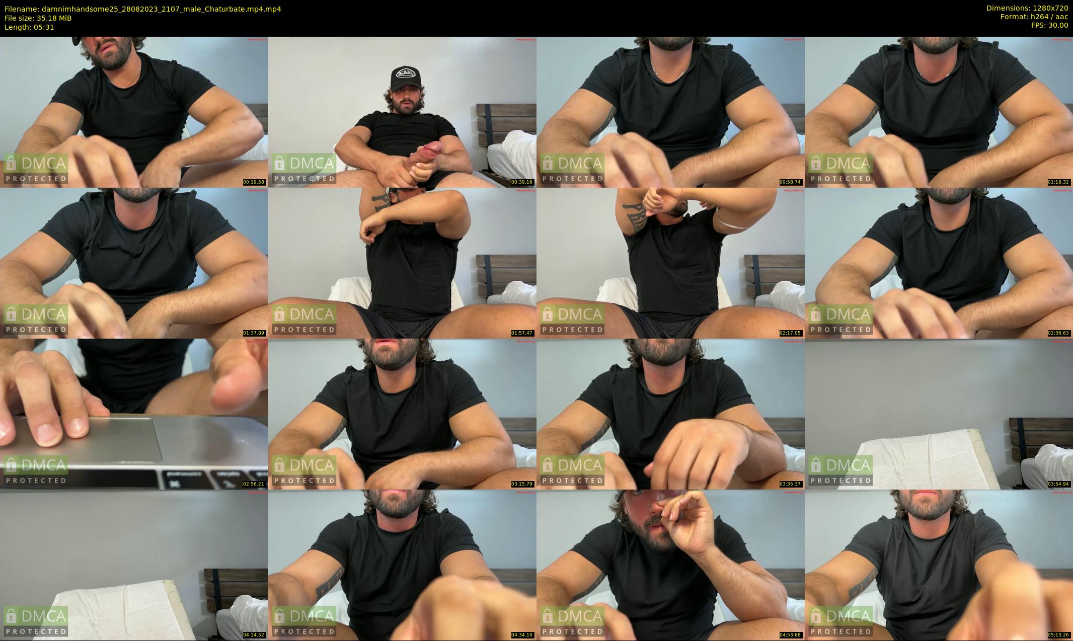 damnimhandsome25 — 6 minute Chaturbate male cam show recording, 720p, Aug 28, 2023