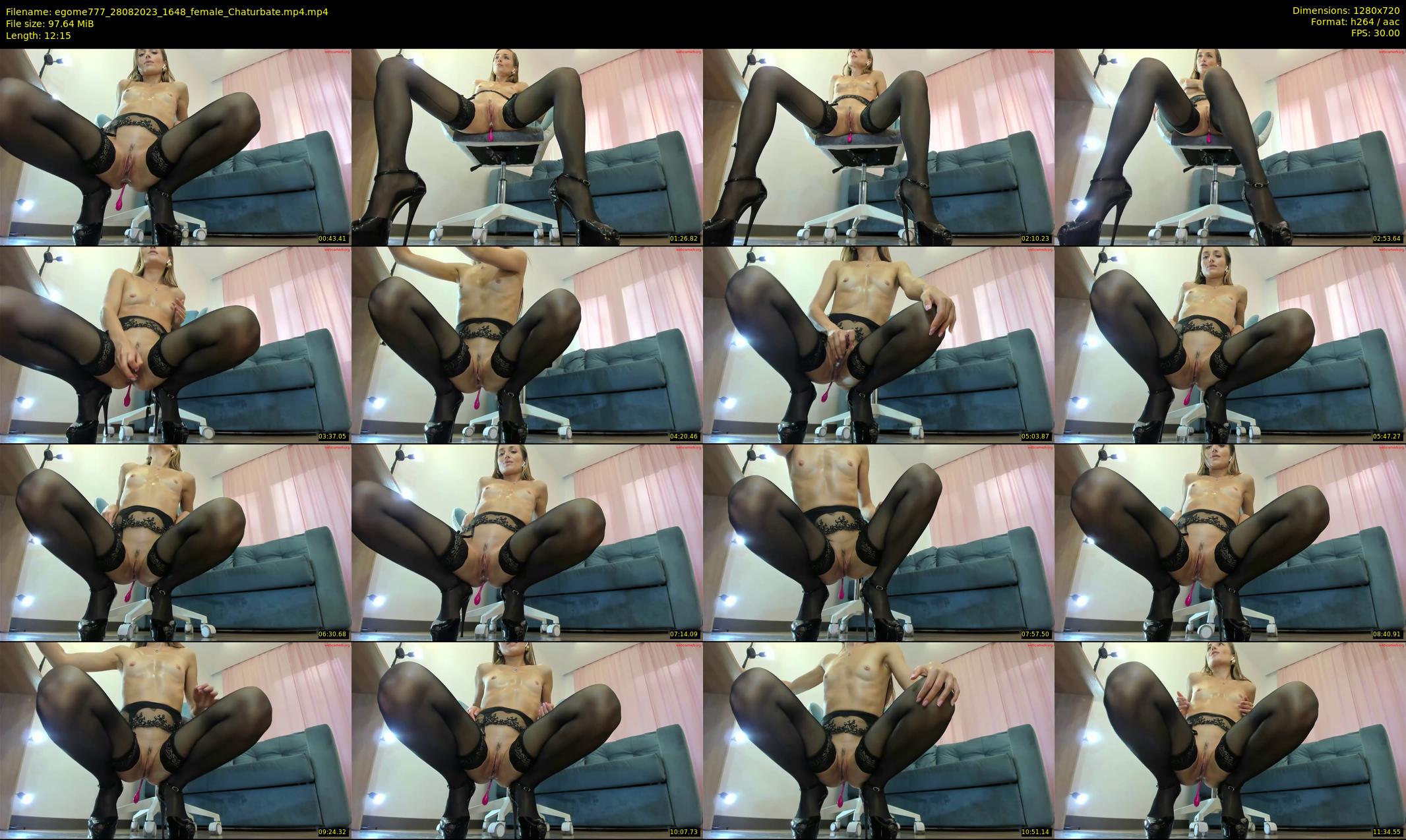 egome777 — 13 minute Chaturbate female cam show recording, 720p, Aug 28, 2023