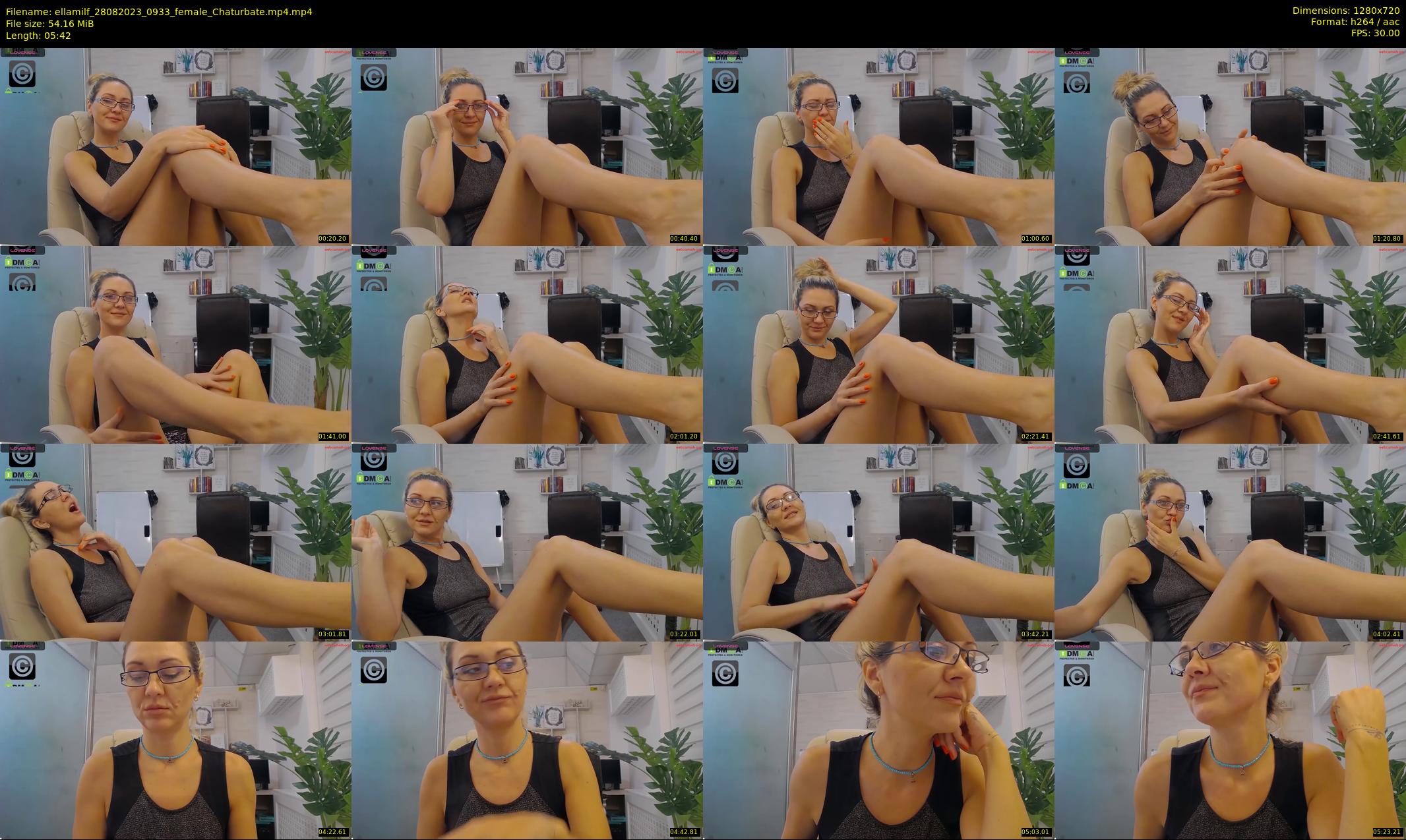 ellamilf — 6 minute Chaturbate female cam show recording, 720p, Aug 28, 2023