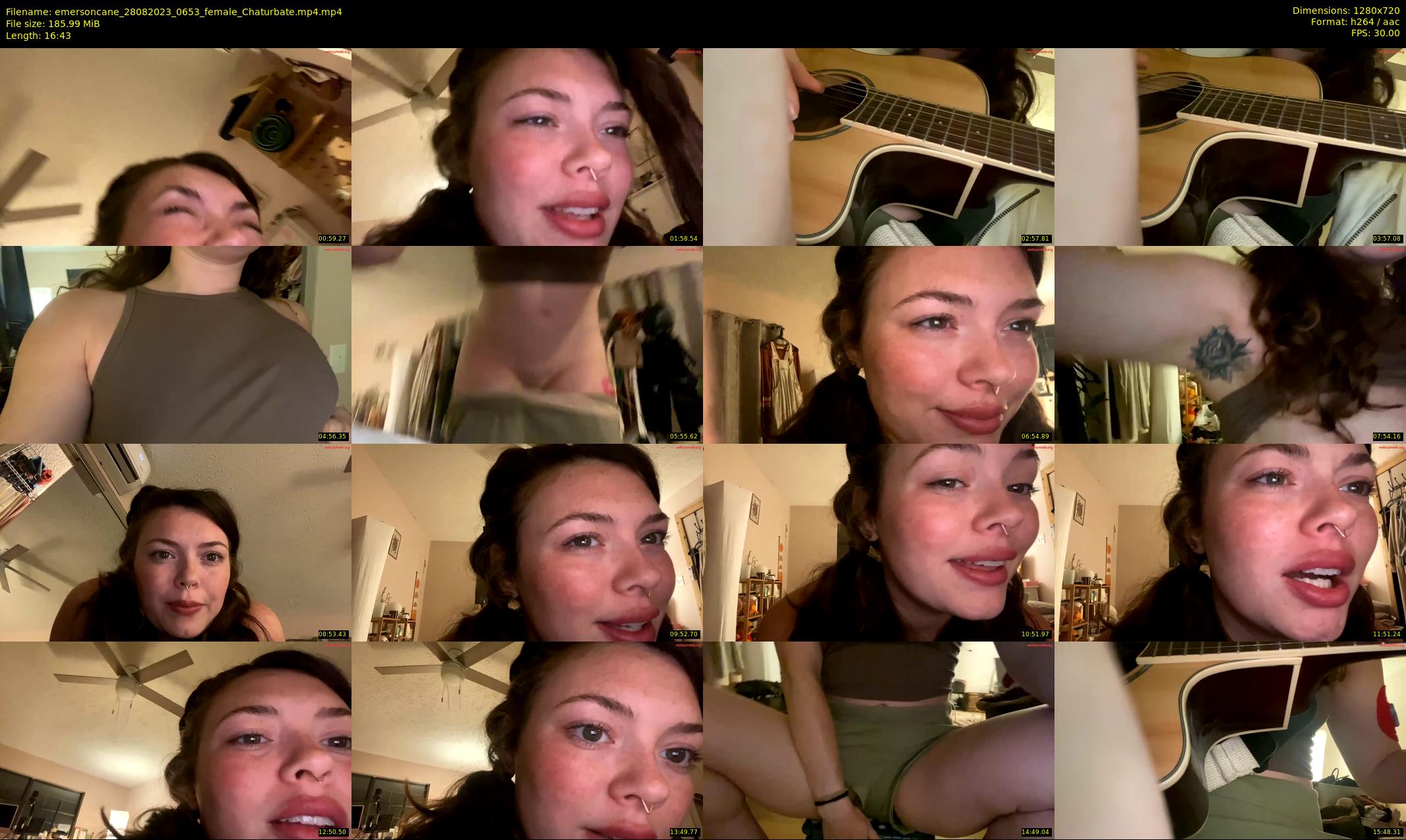 emersoncane — 17 minute Chaturbate female cam show recording, 720p, Aug 28, 2023