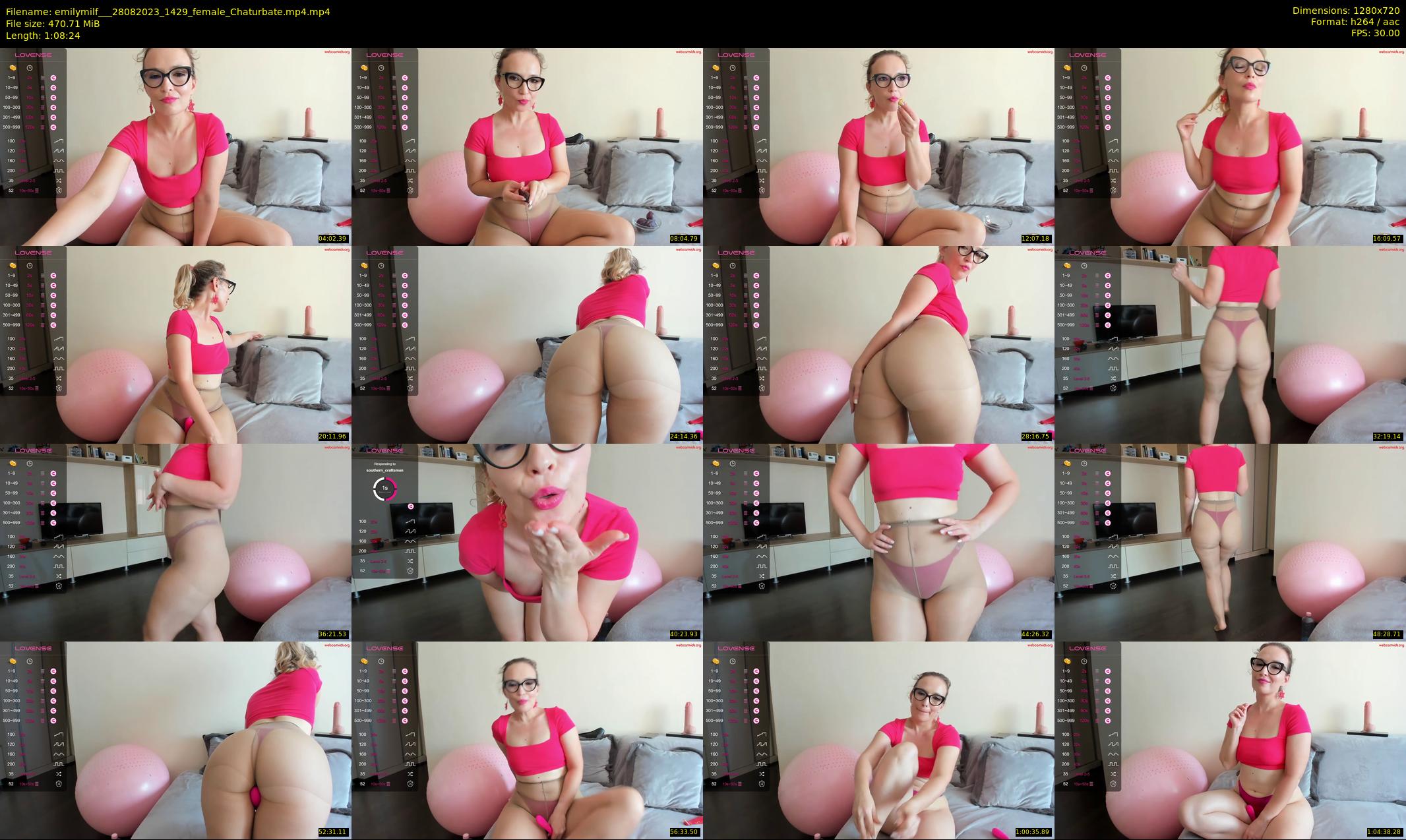 emilymilf__ — 69 minute Chaturbate female cam show recording, 720p, Aug 28, 2023