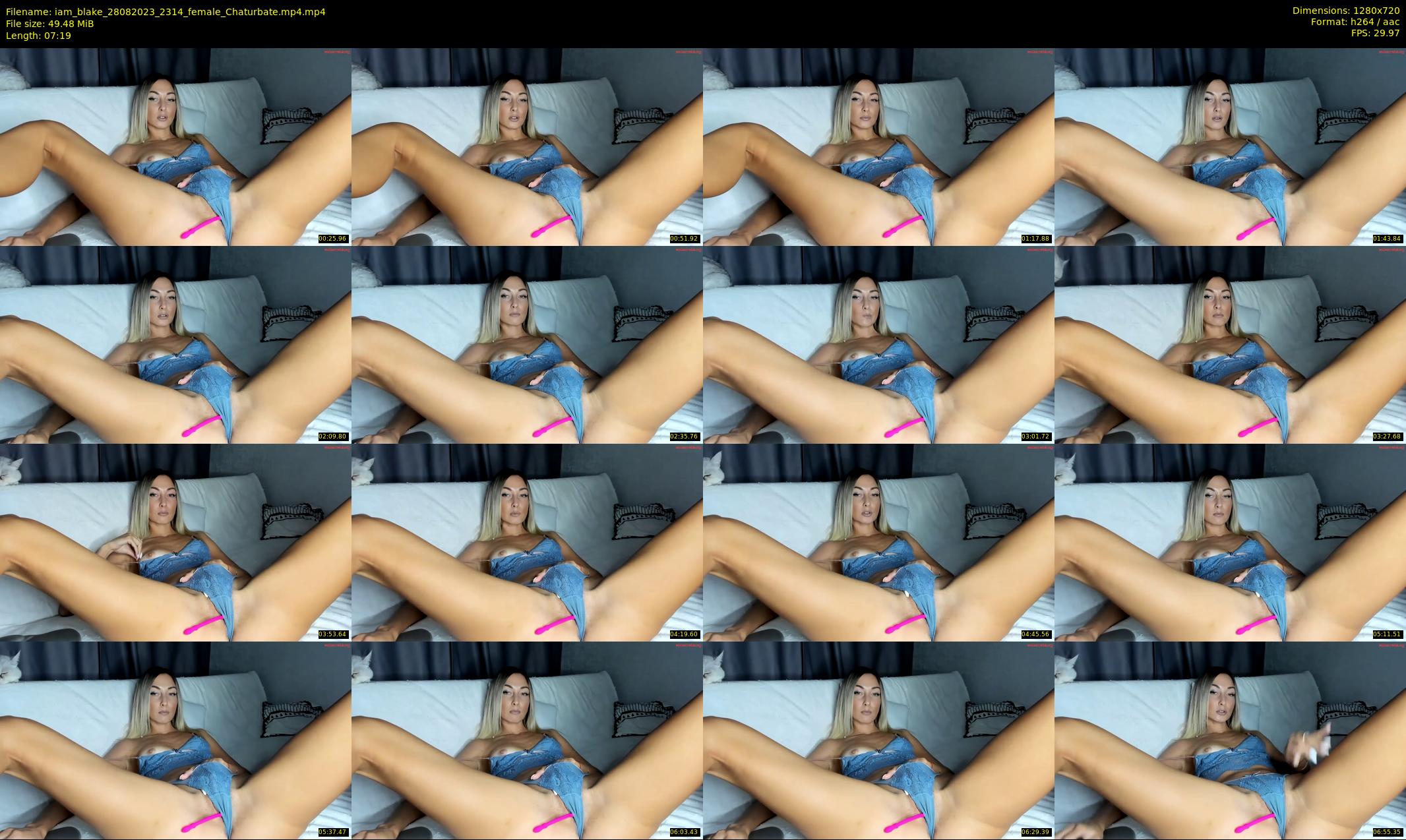 iam_blake — 8 minute Chaturbate female cam show recording, 720p, Aug 28, 2023