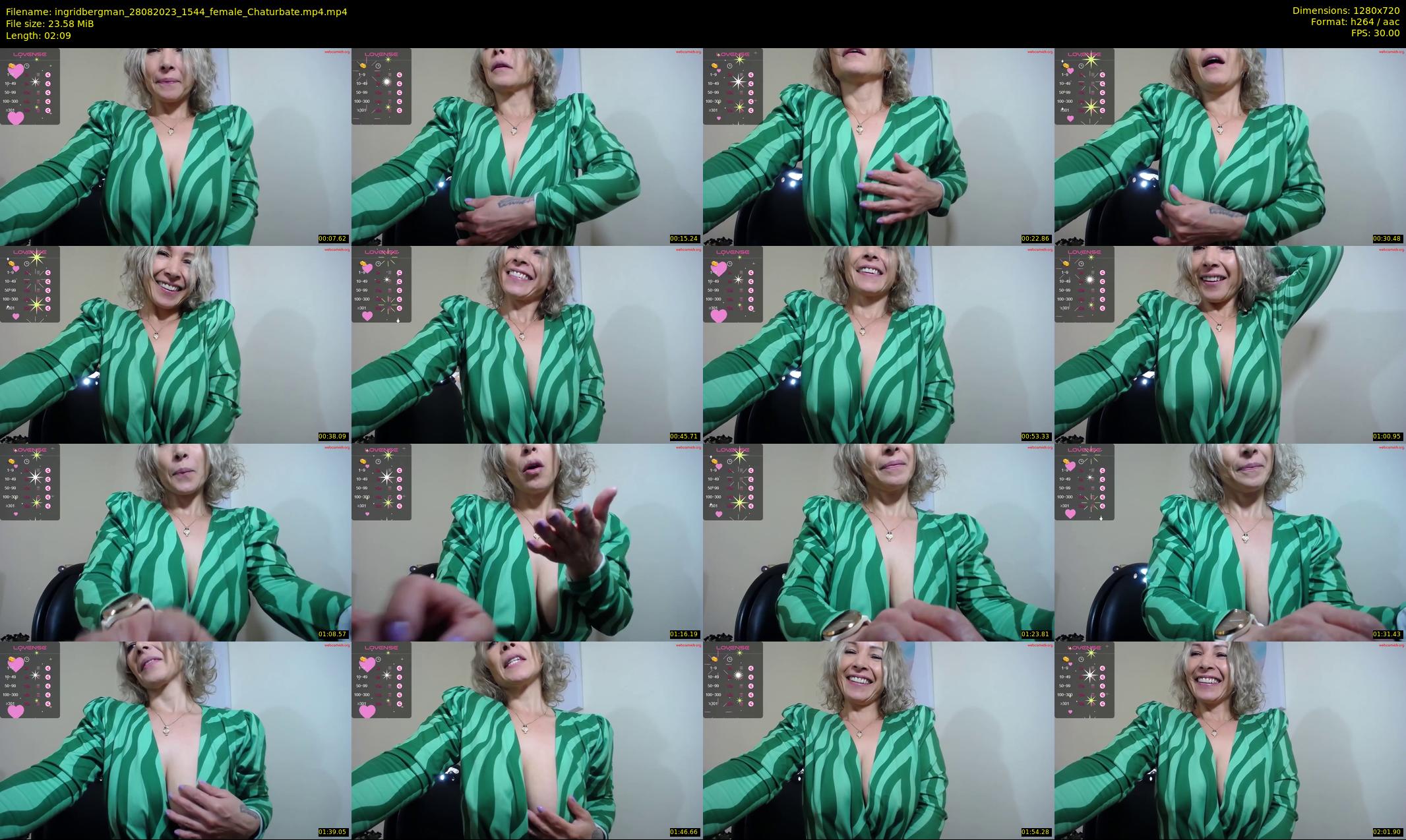 ingridbergman — 3 minute Chaturbate female cam show recording, 720p, Aug 28, 2023