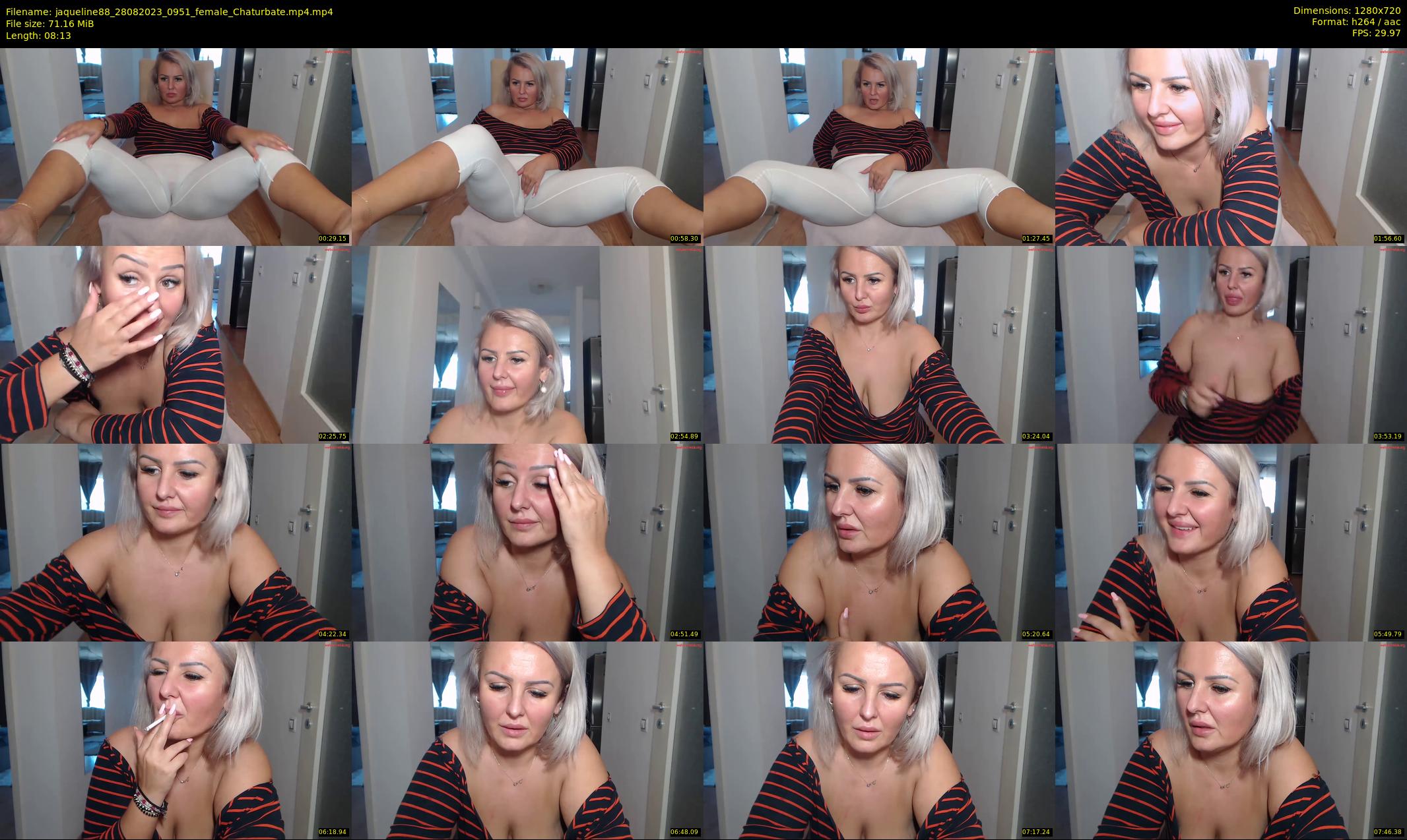 jaqueline88 — 9 minute Chaturbate female cam show recording, 720p, Aug 28, 2023