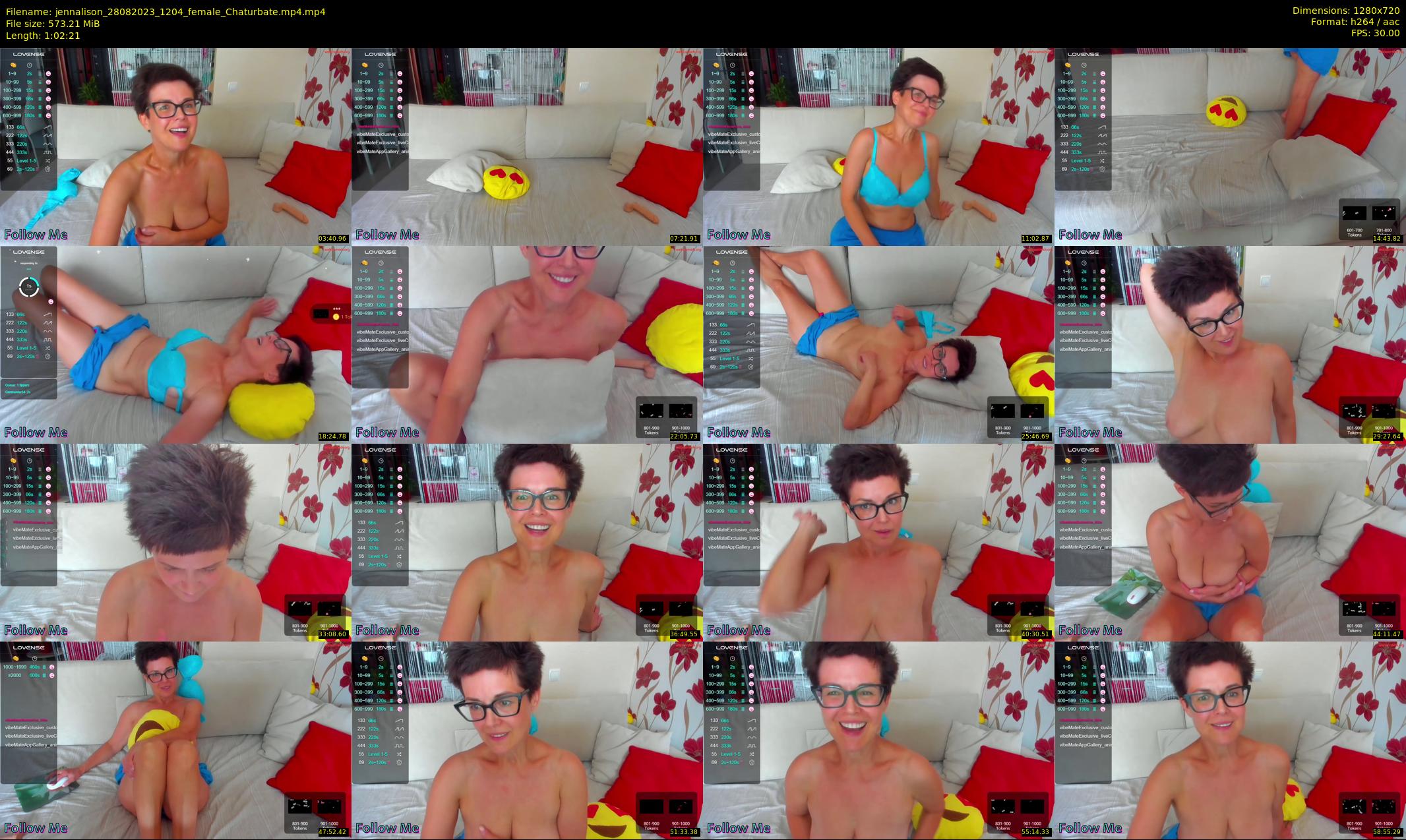 jennalison — 63 minute Chaturbate female cam show recording, 720p, Aug 28, 2023