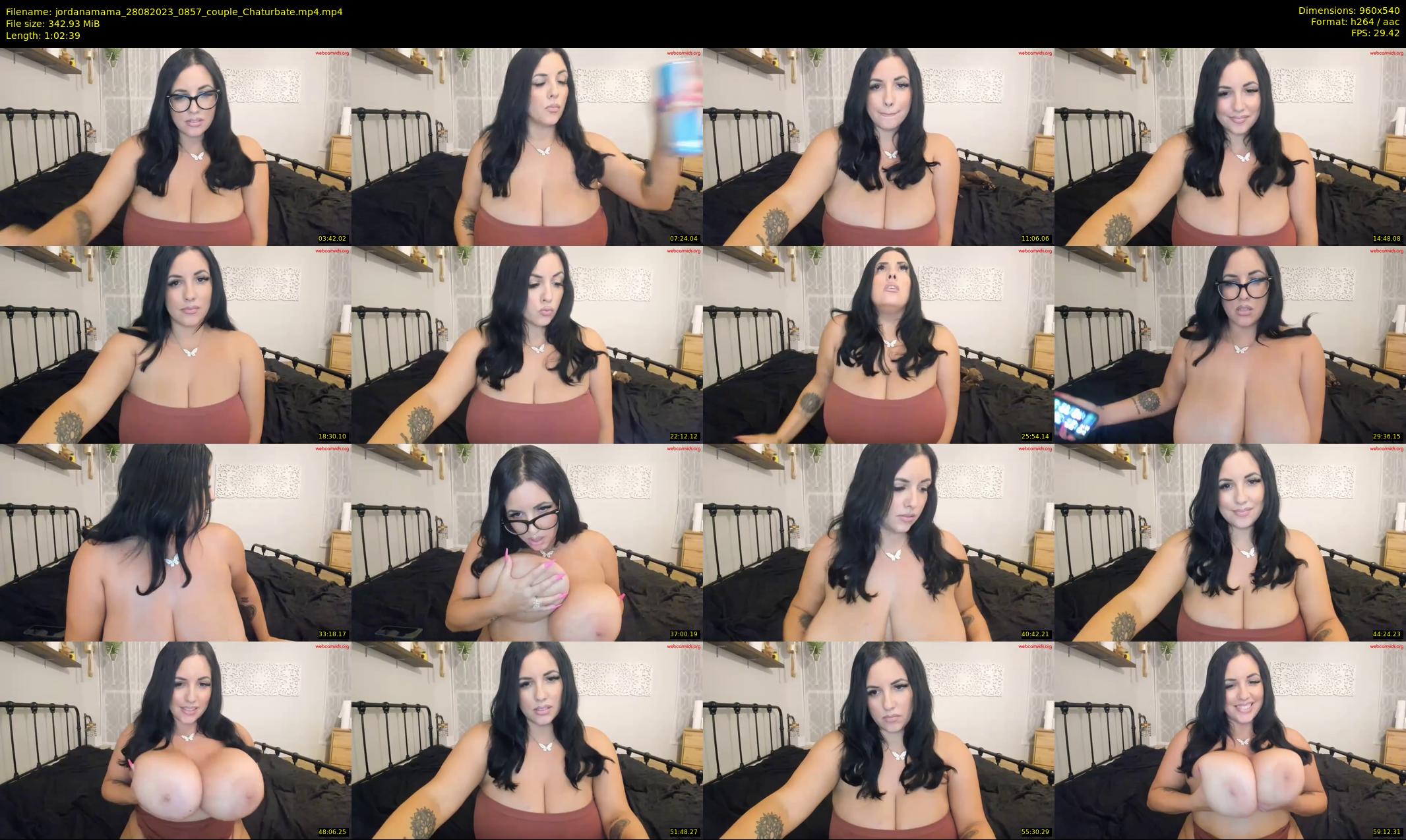 jordanamama — 63 minute Chaturbate couple cam show recording, 480p, Aug 28, 2023