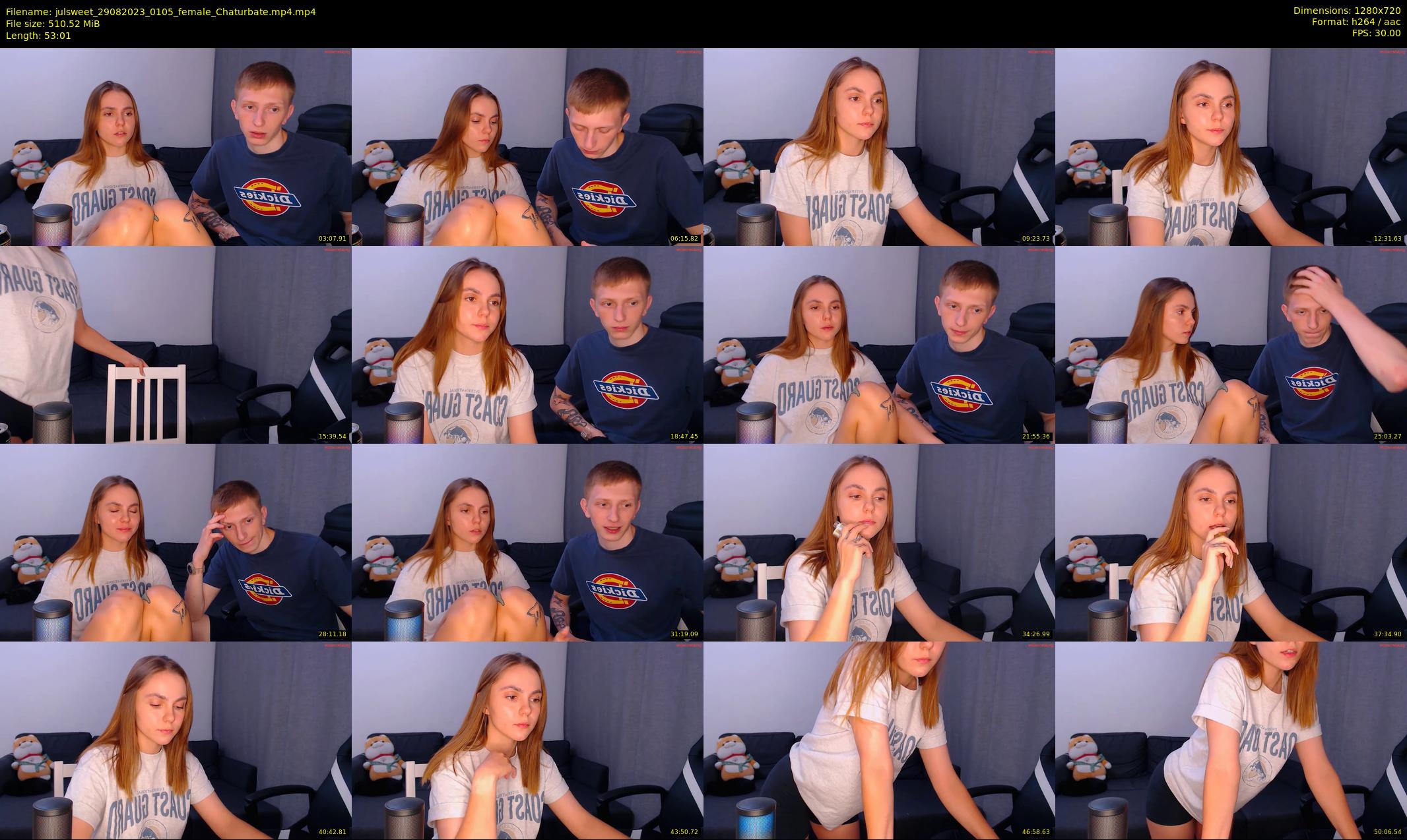 julsweet — 54 minute Chaturbate male cam show recording, 720p, Aug 29, 2023